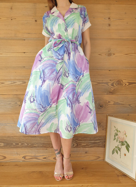 Vintage Midi Dress