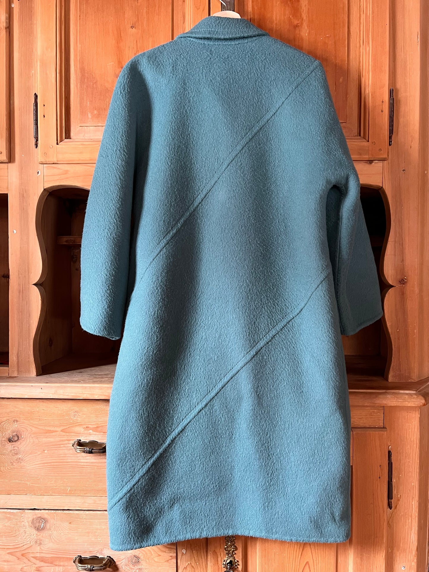 Blue Alpaca Coat