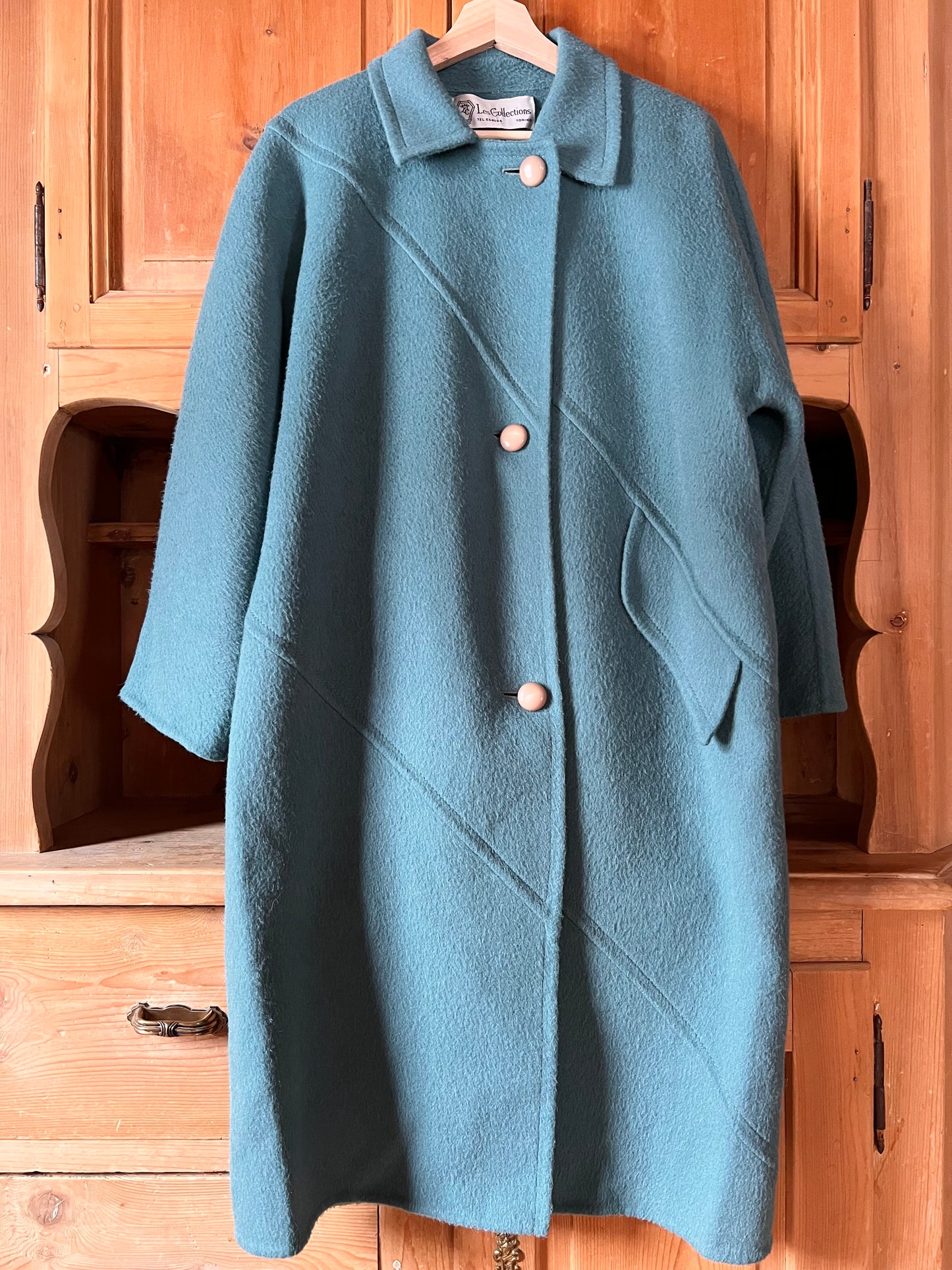 Blue Alpaca Coat