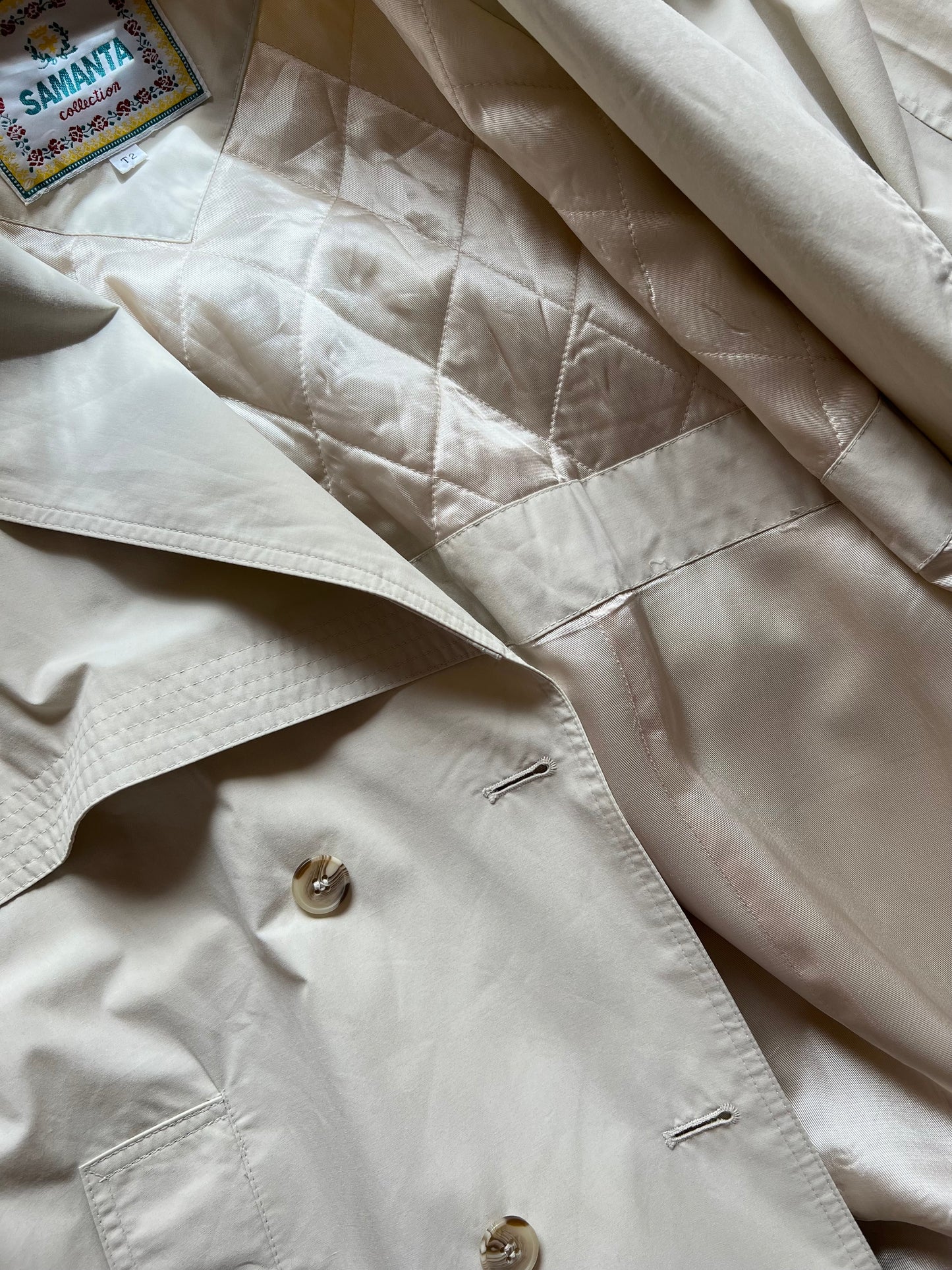 Vtg Trench Coat