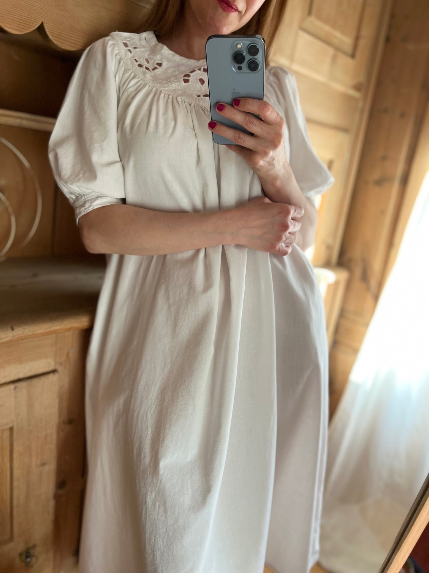 Vtg Cotton Dress
