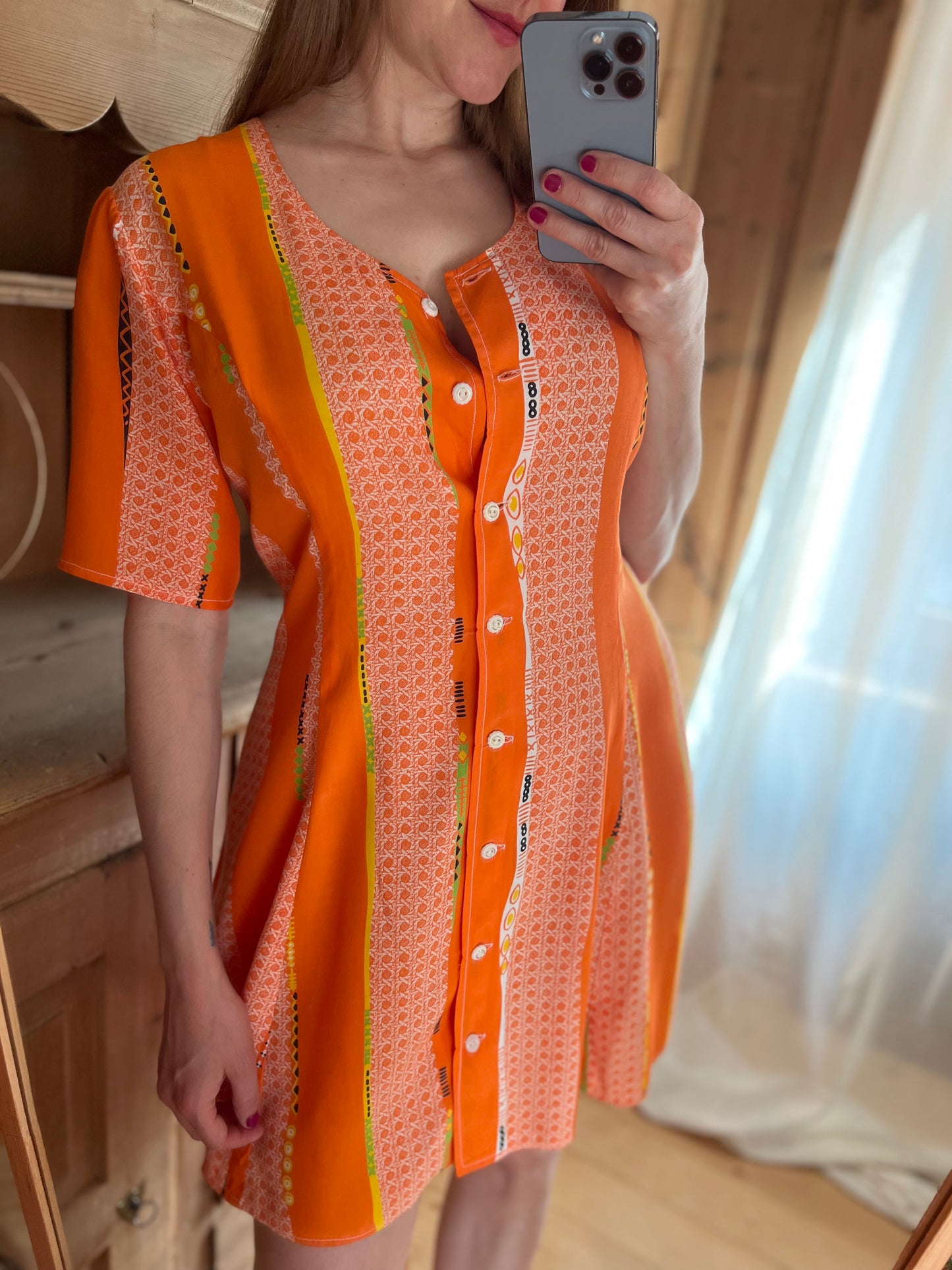 Vtg Mini Dress