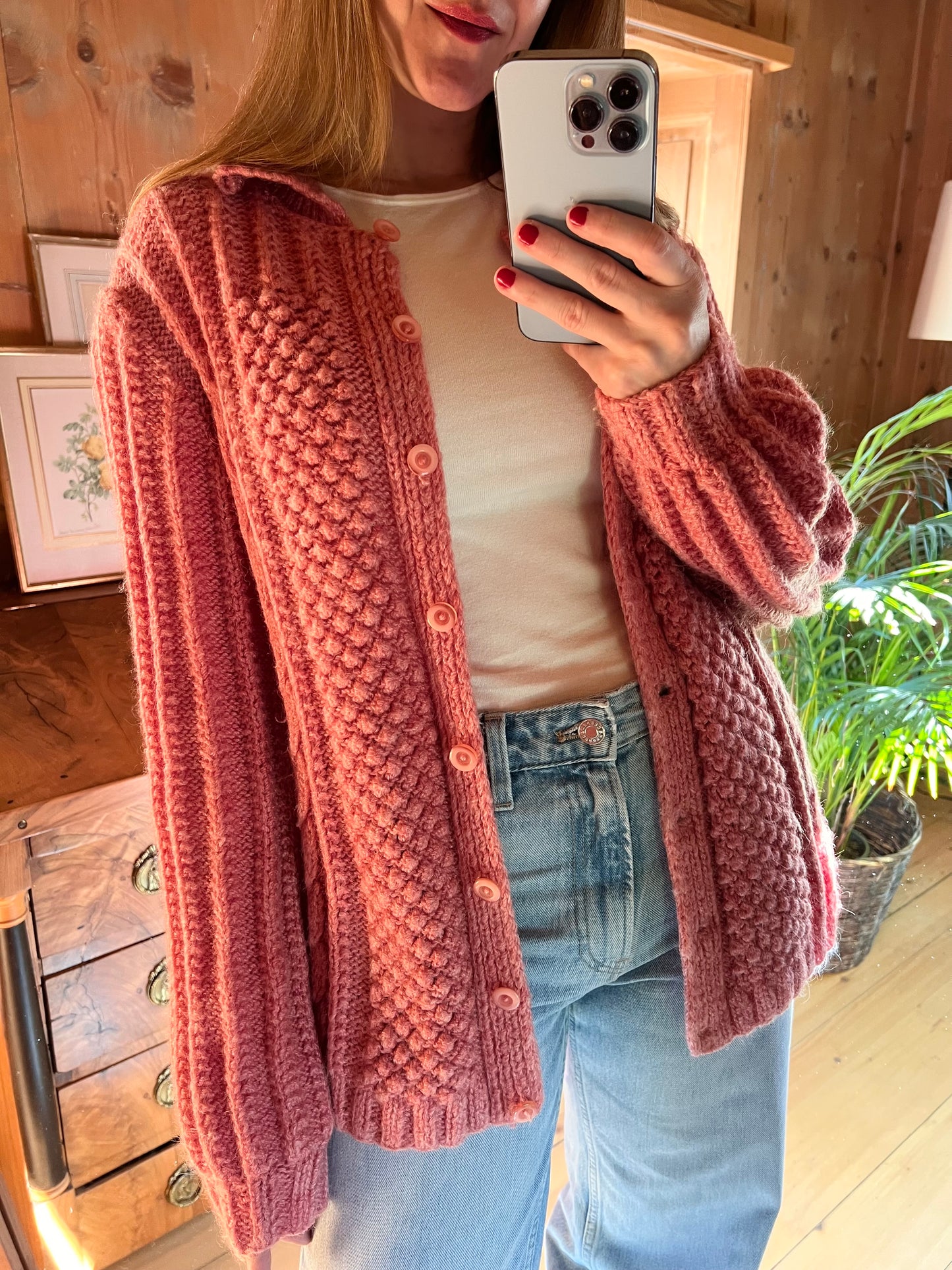 Blush Vintage Cardigan