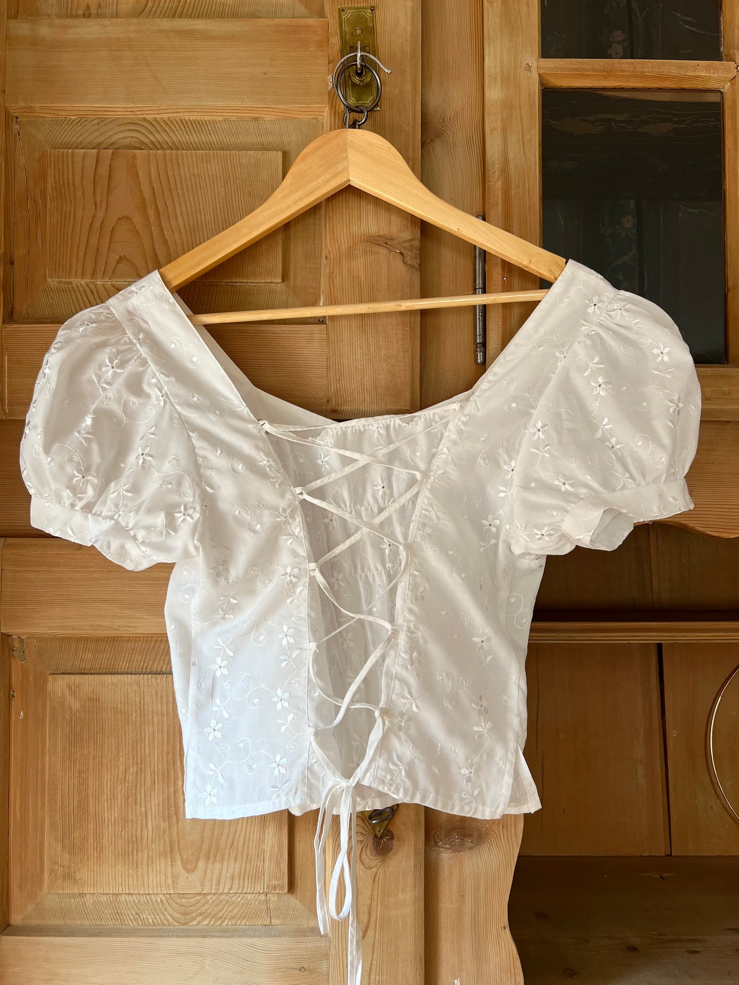 White Embroidered Blouse