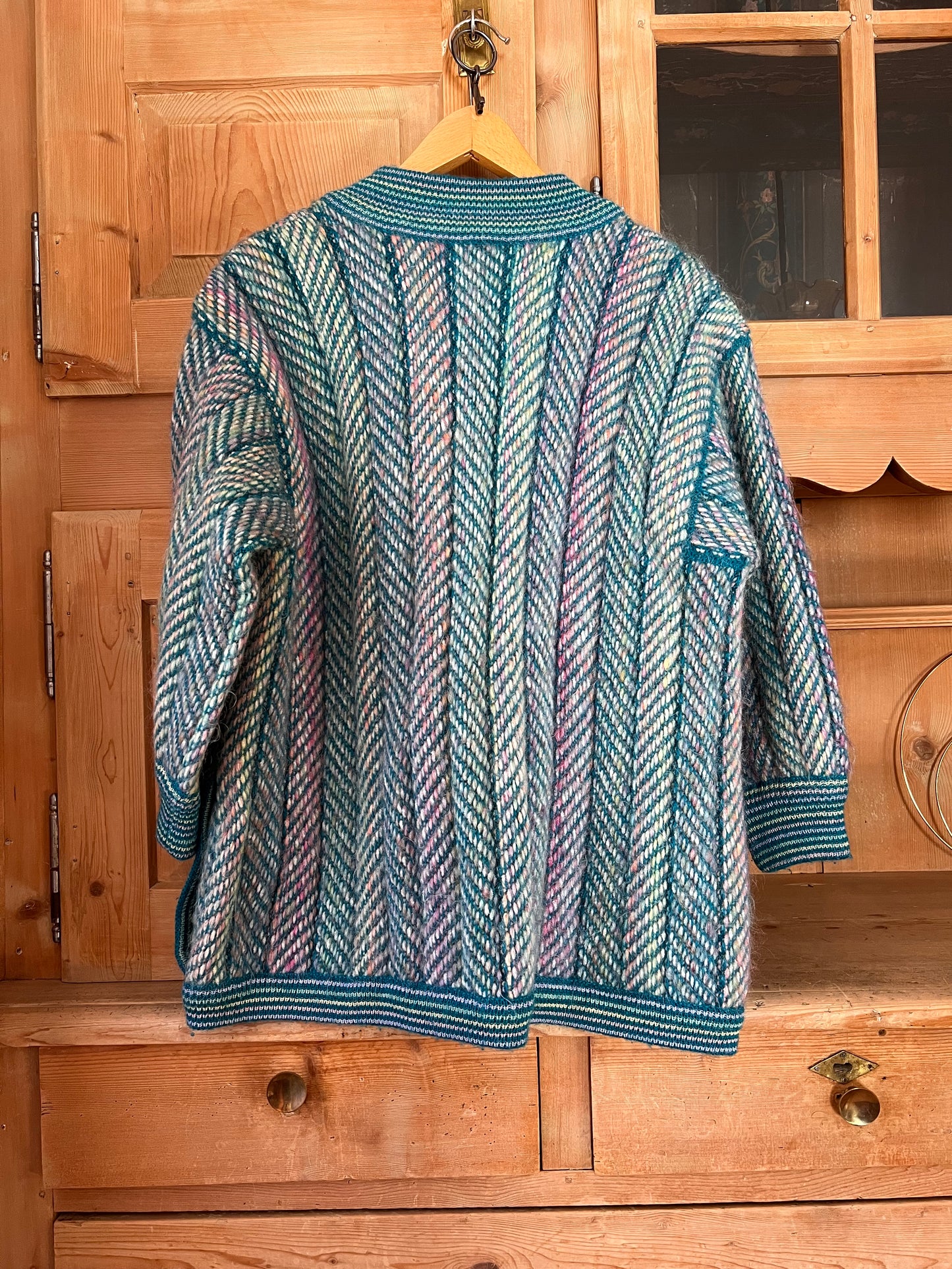 Reversible Wool Cardigan