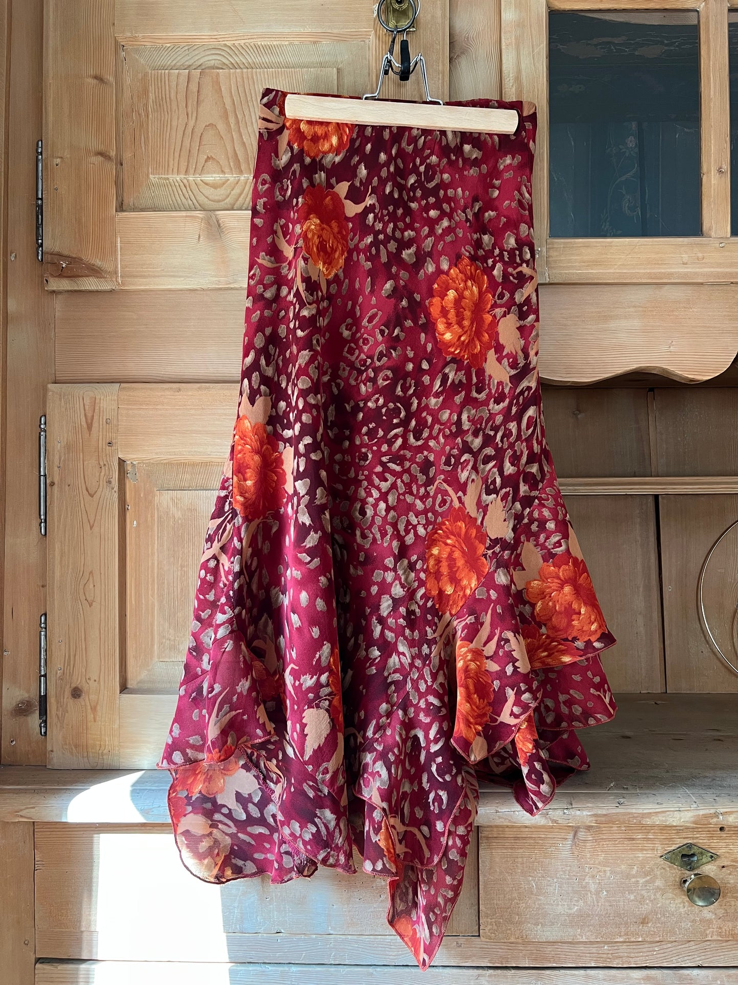 Asymmetrical Midi Skirt