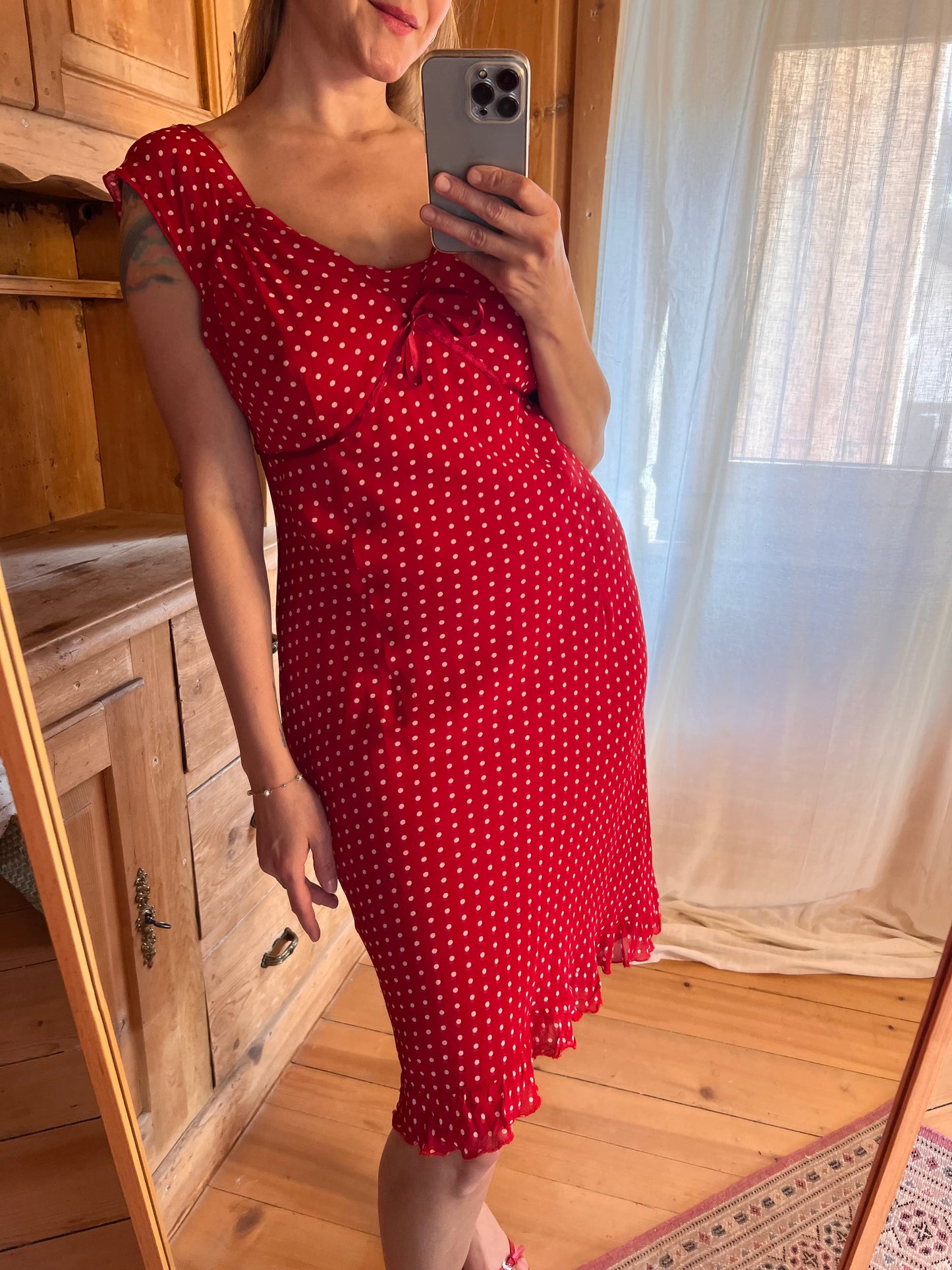 Red Polka Dot Dress