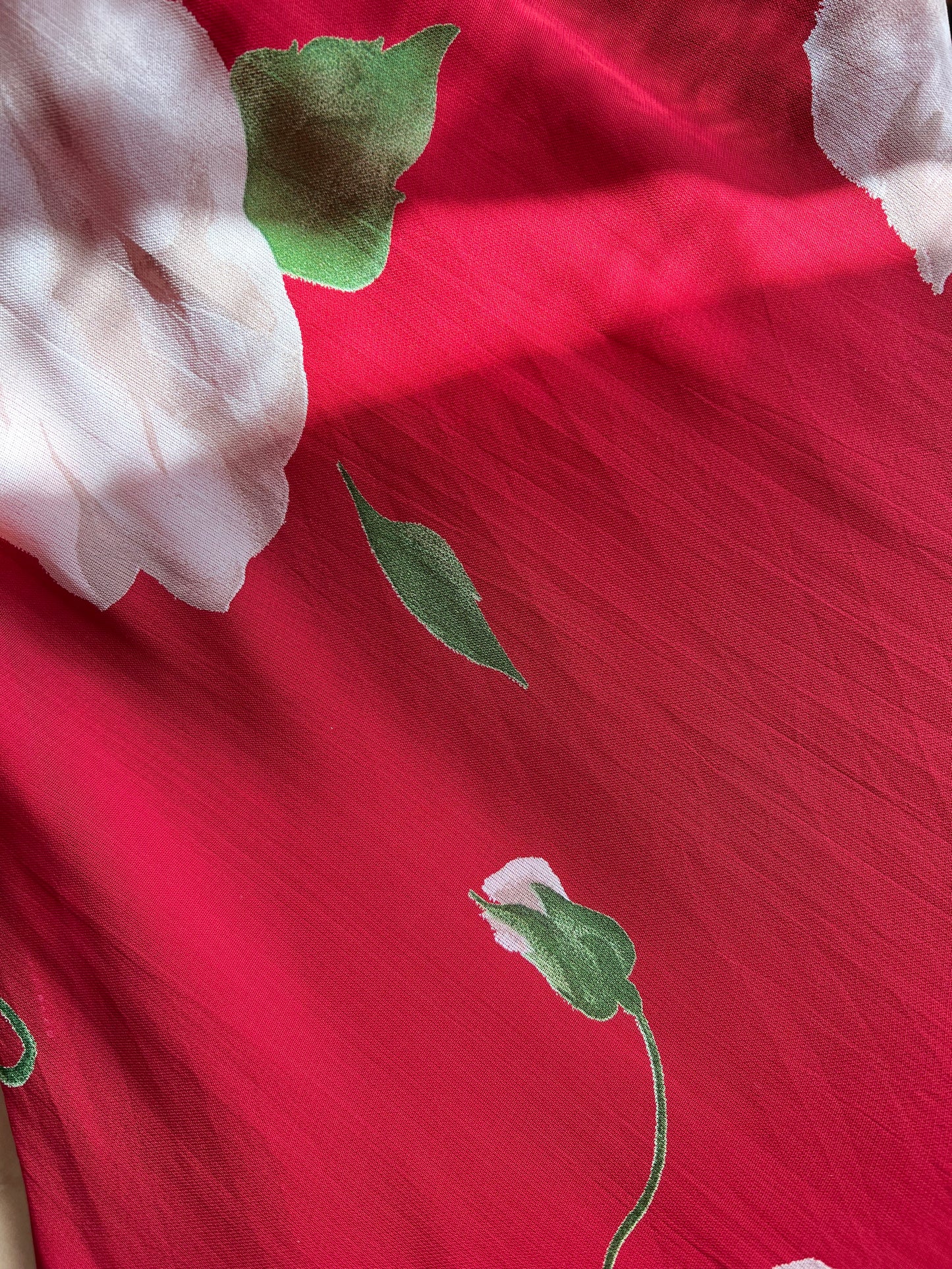Vtg Red Dress