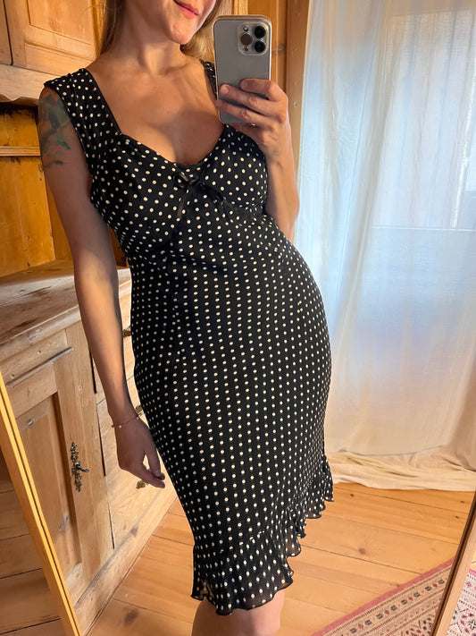 Polka Dot Midi Dress