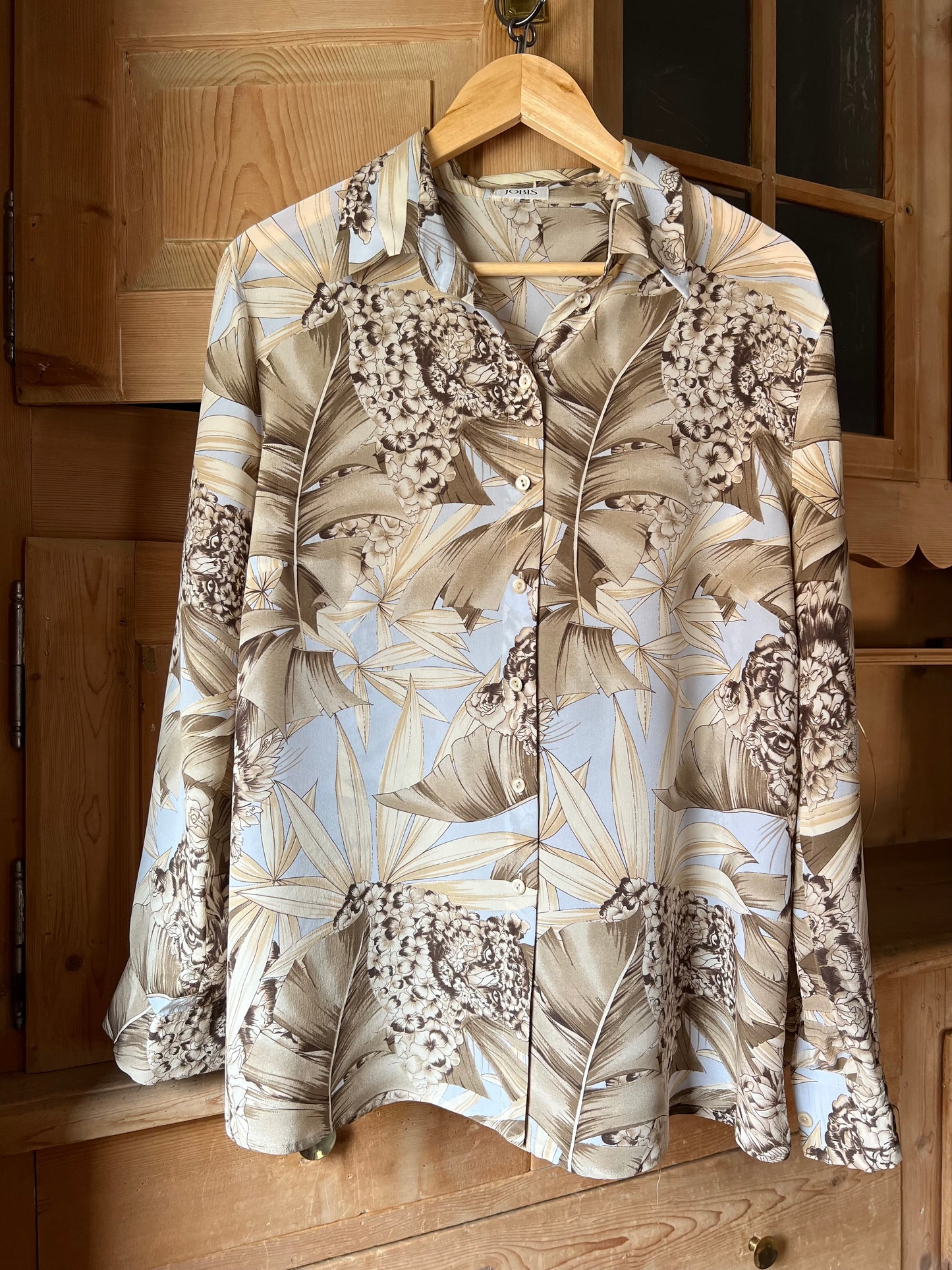 Vtg Silk Shirt