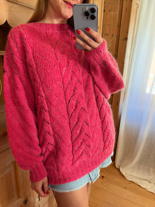 Vtg Pink Jumper