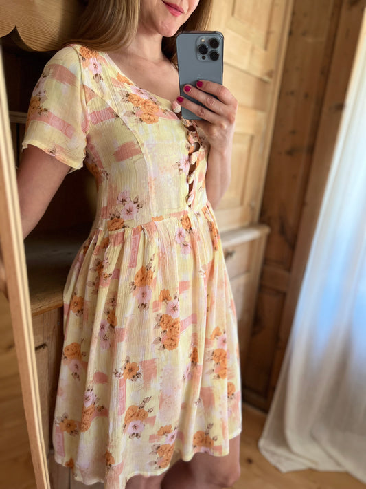 Light Yellow Vtg Dress