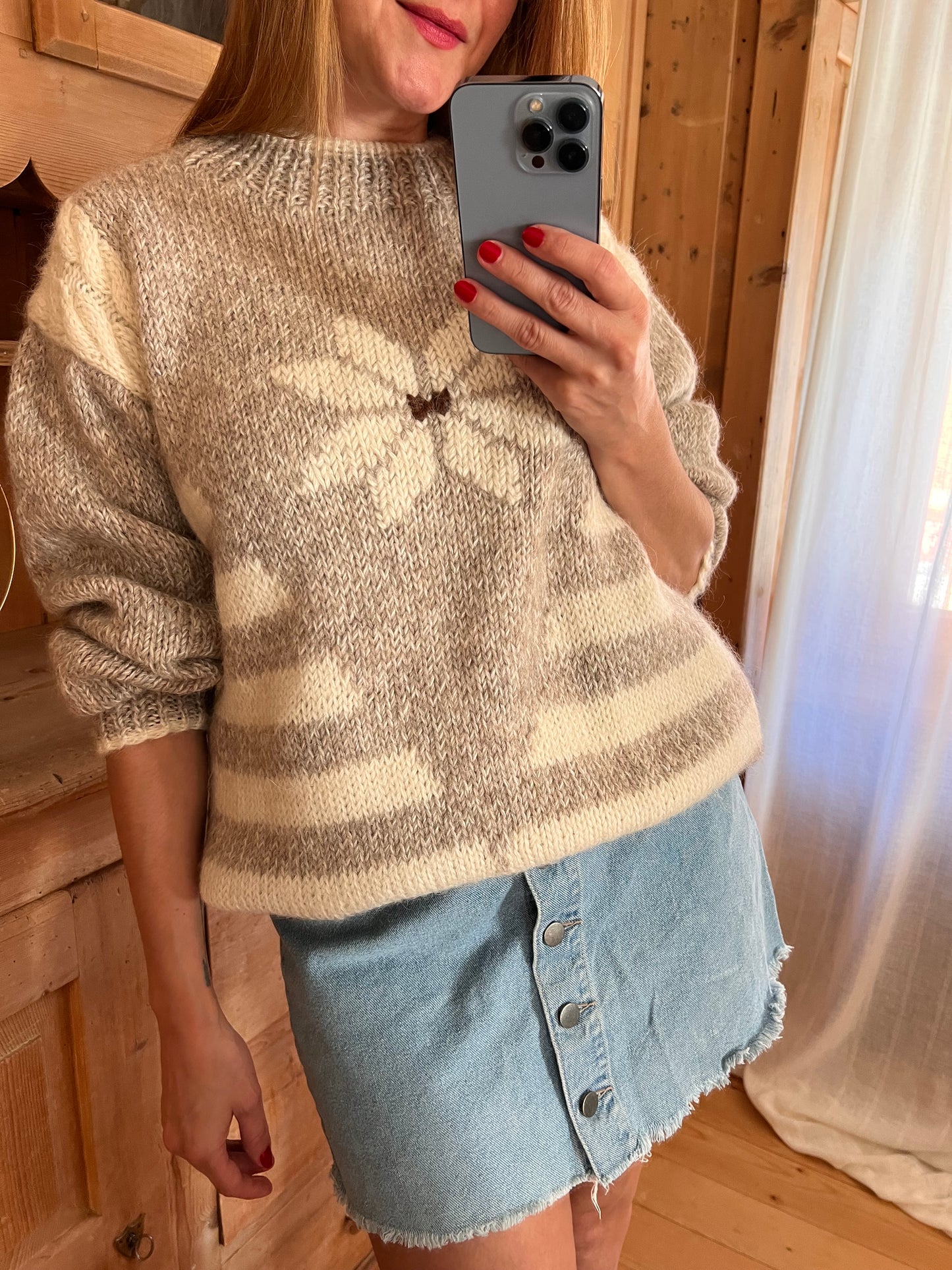 Hand Knit Wool Jumper