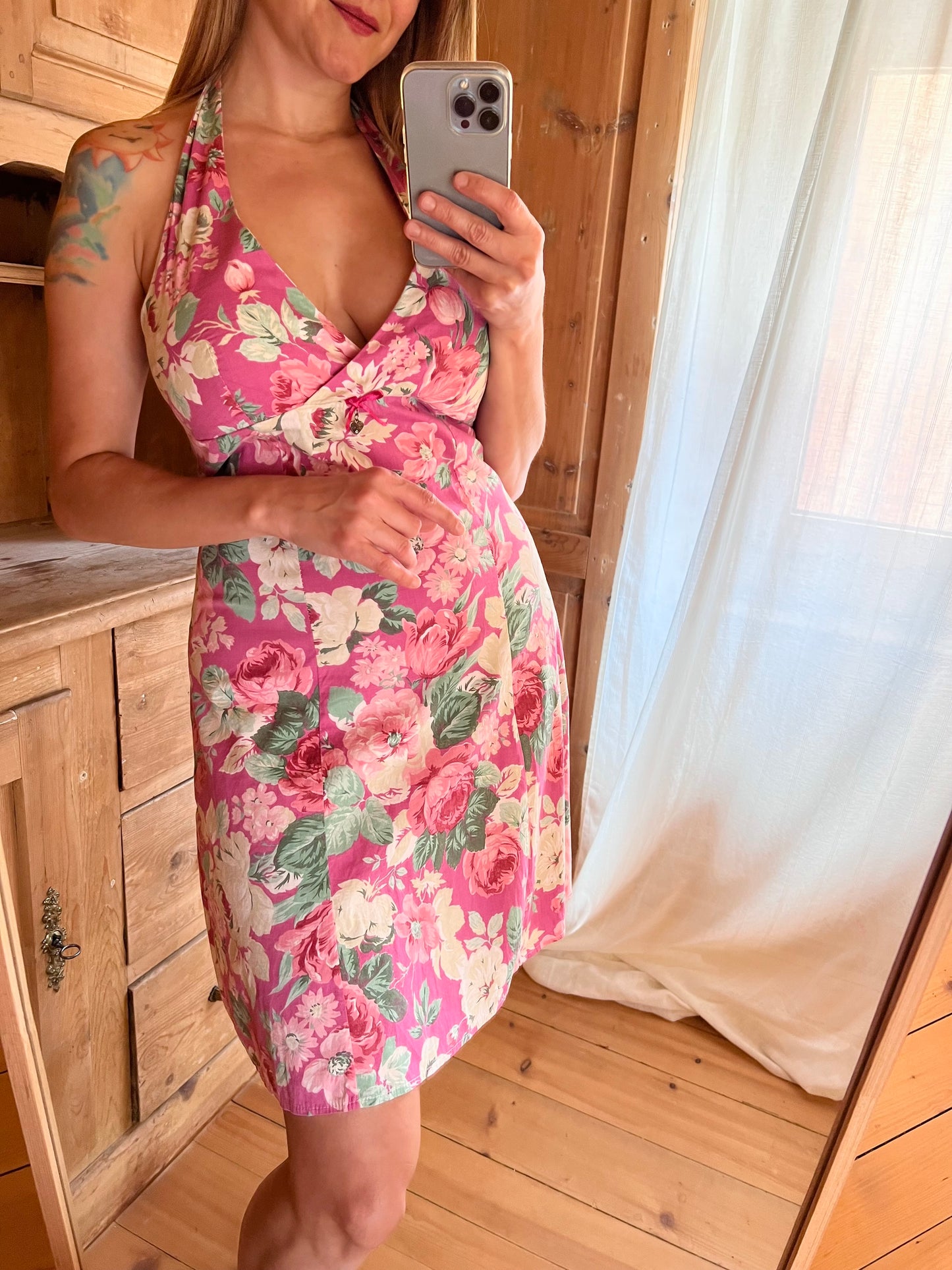 Vtg Halter Dress