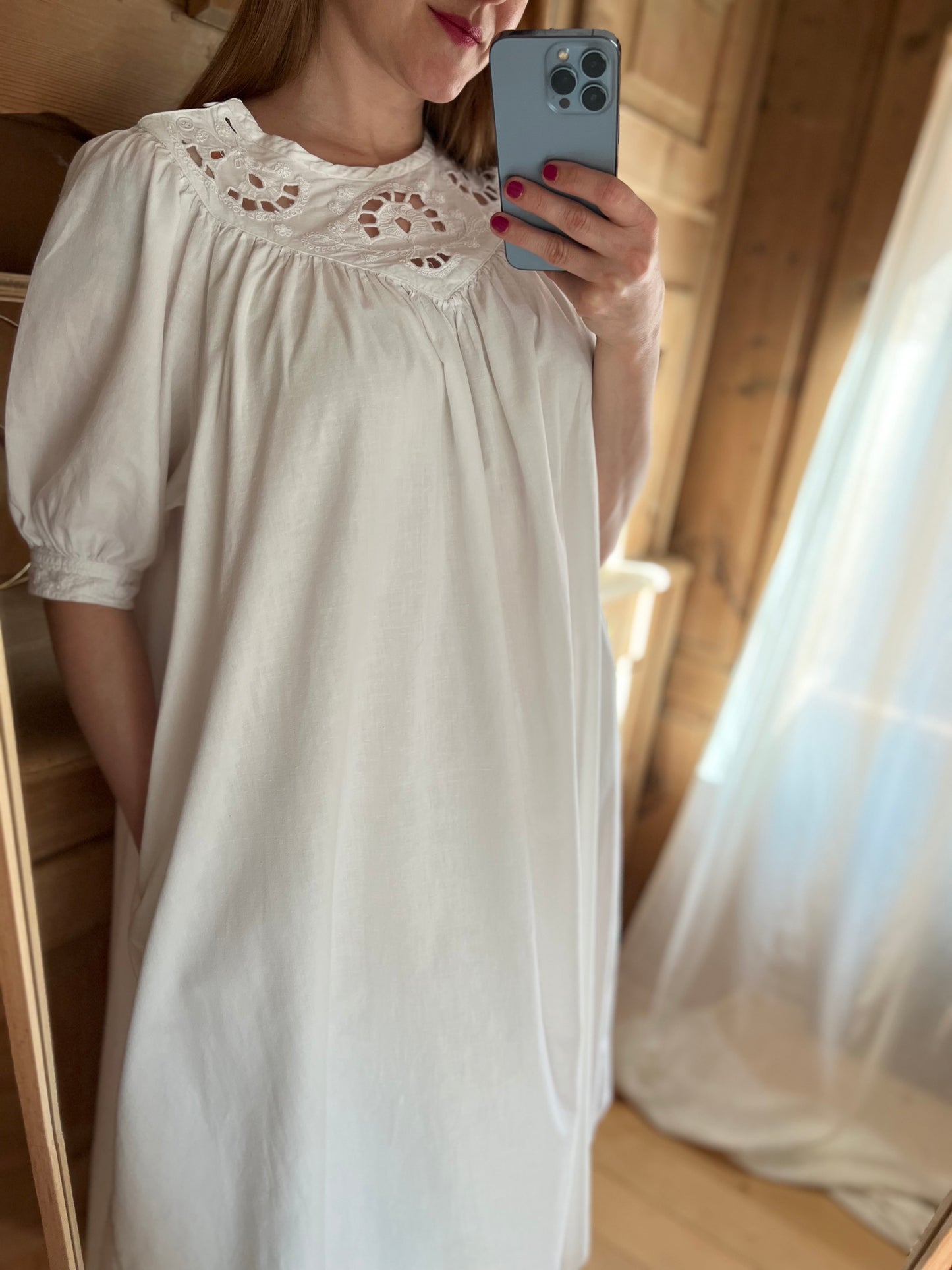Vtg Cotton Dress