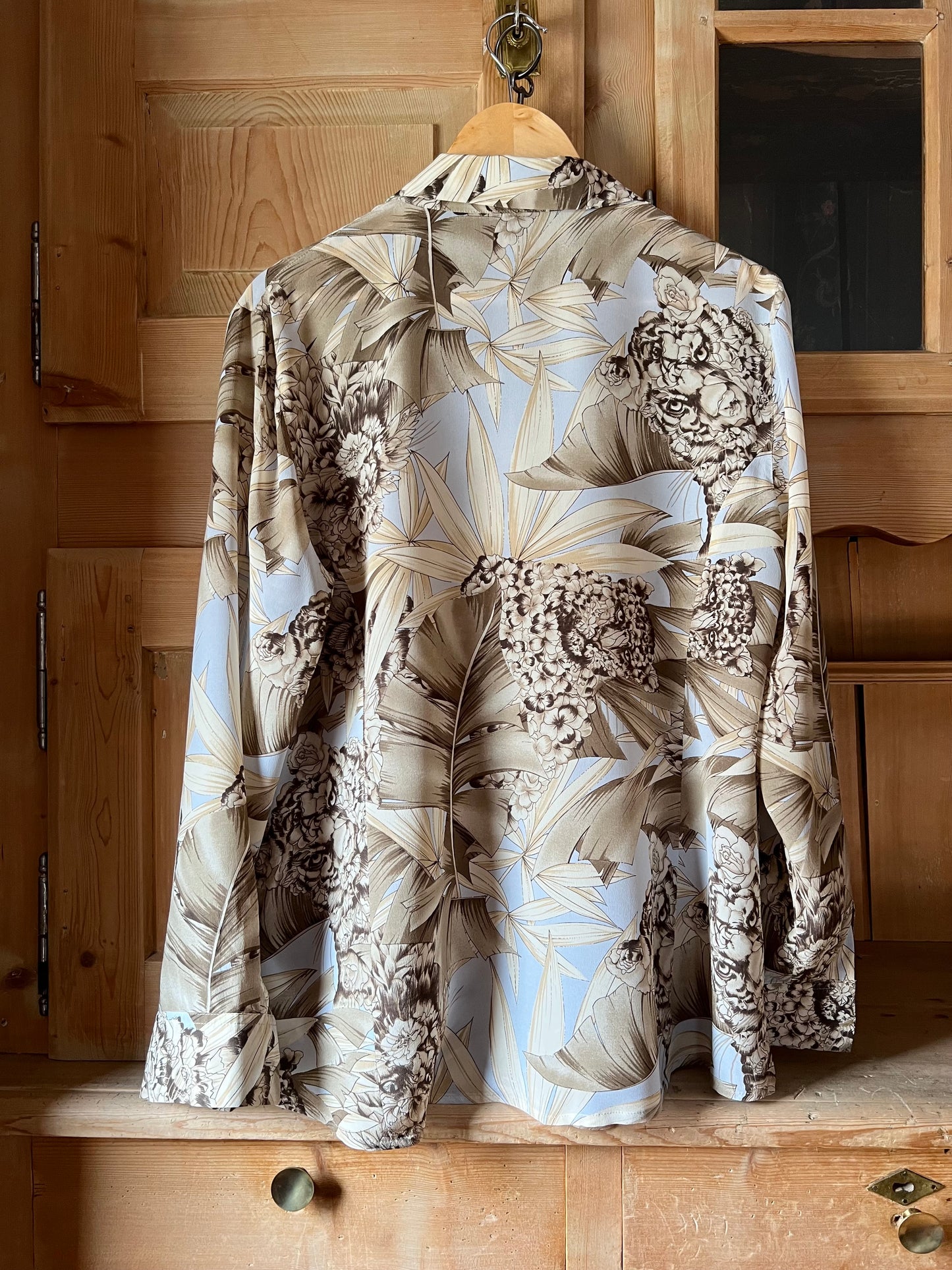 Vtg Silk Shirt