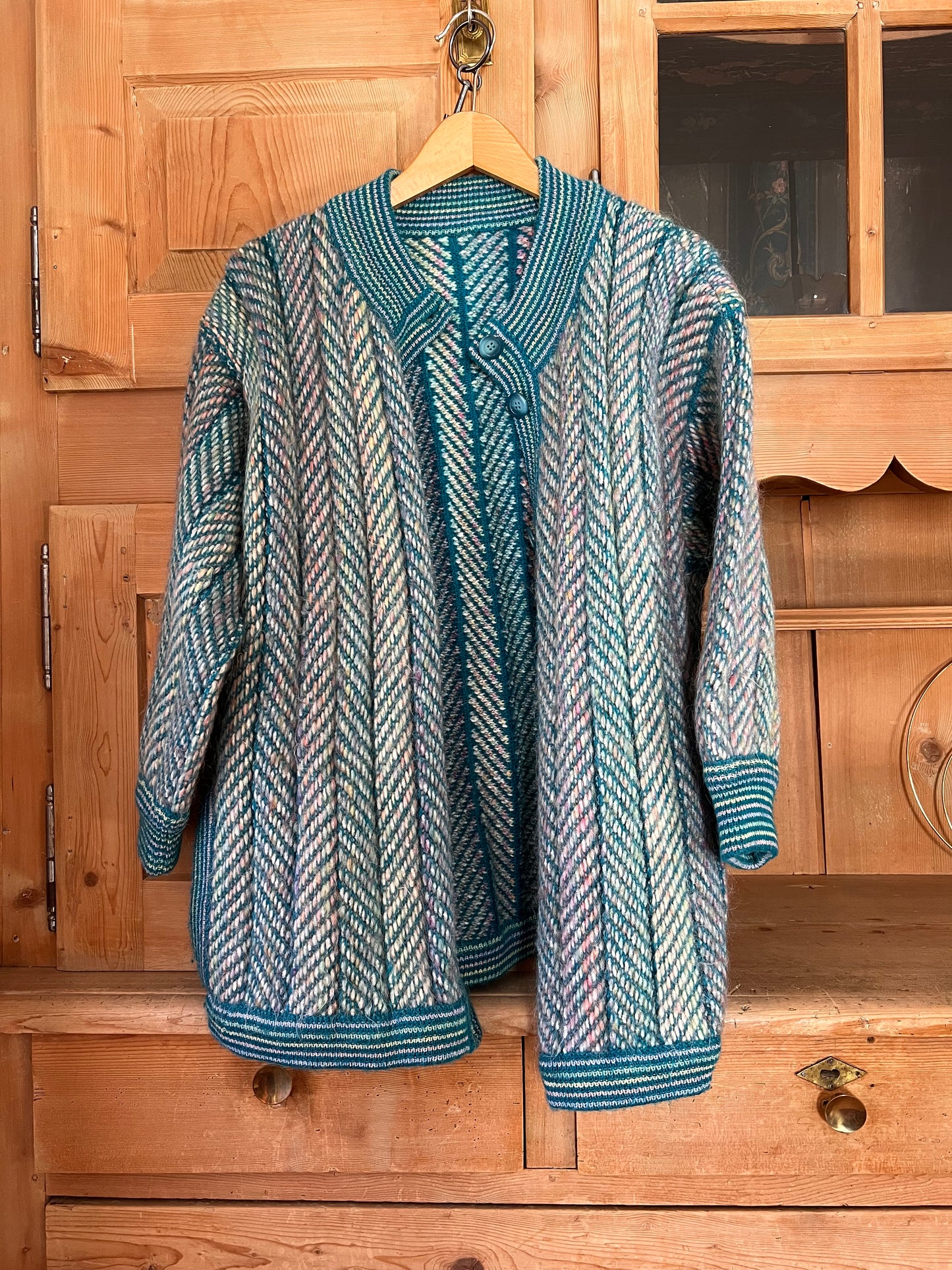 Reversible Wool Cardigan