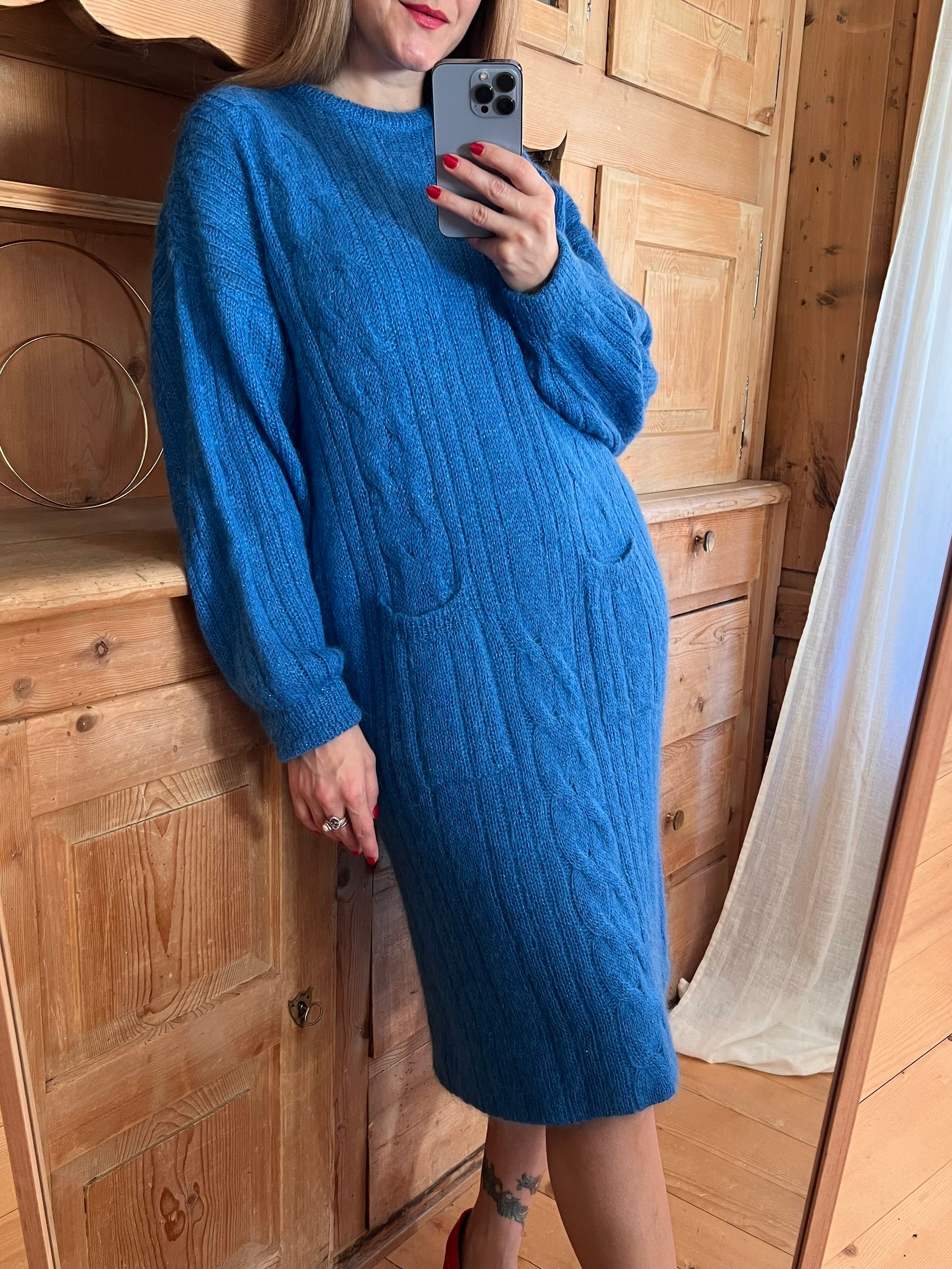 Royal Blue Knit Dress SimplyKind Royal Blue Knit Dress SimplyKind