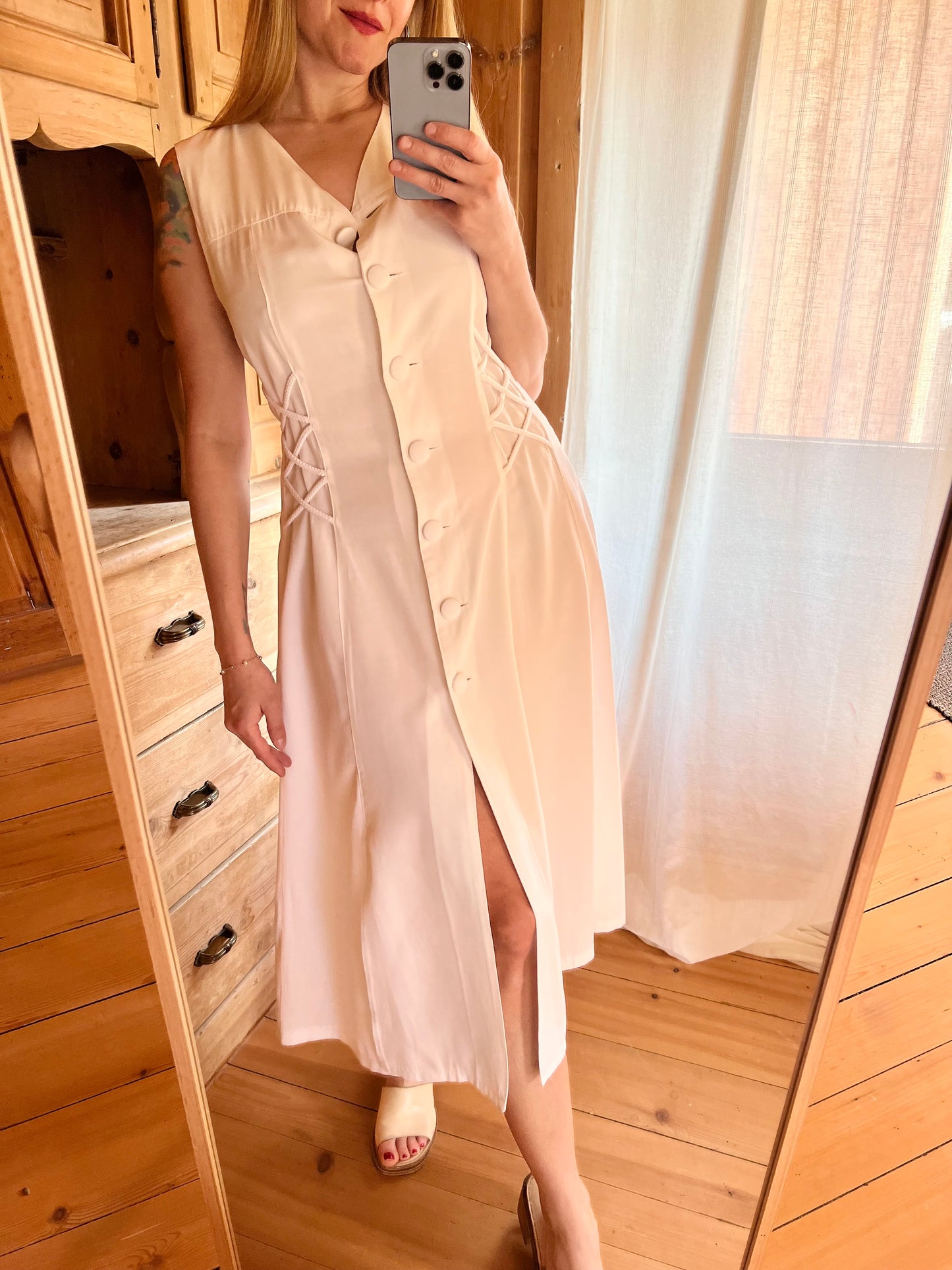White Midi Dress