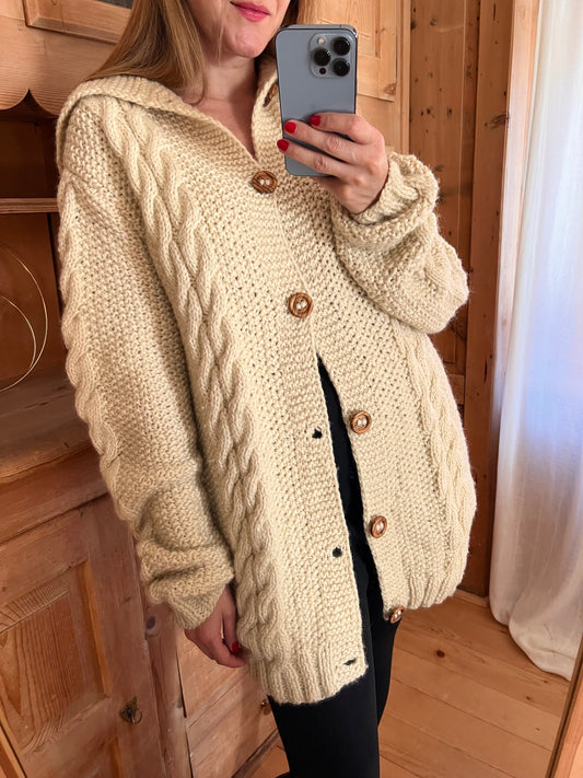 Chunky Wool Cardigan