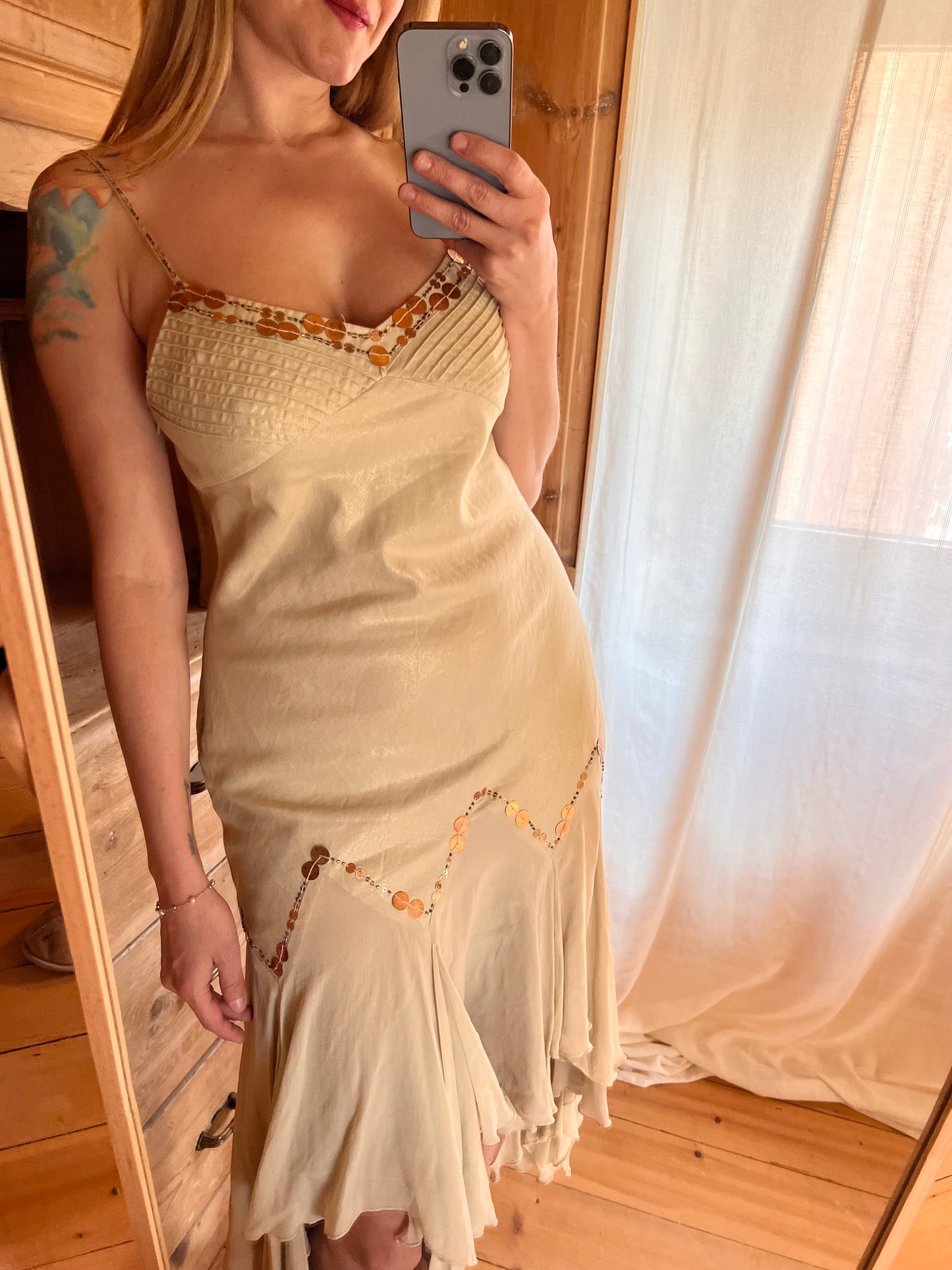 Beaded Midi Dress