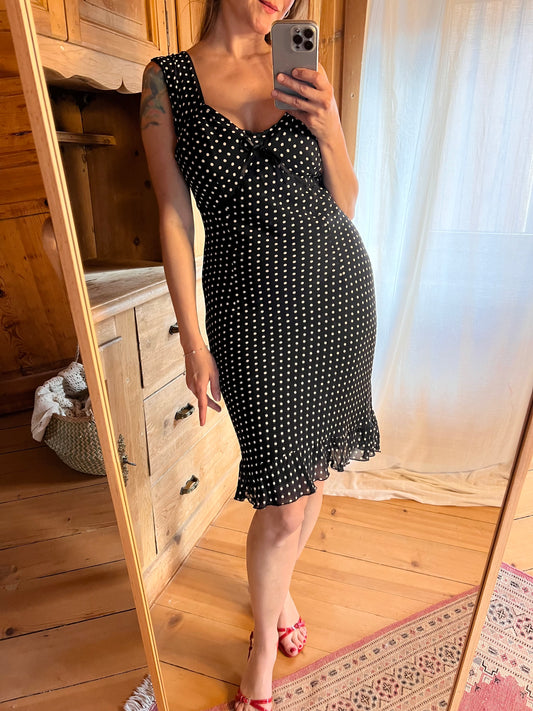 Polka Dot Midi Dress