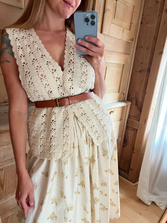 Vtg Knit Vest