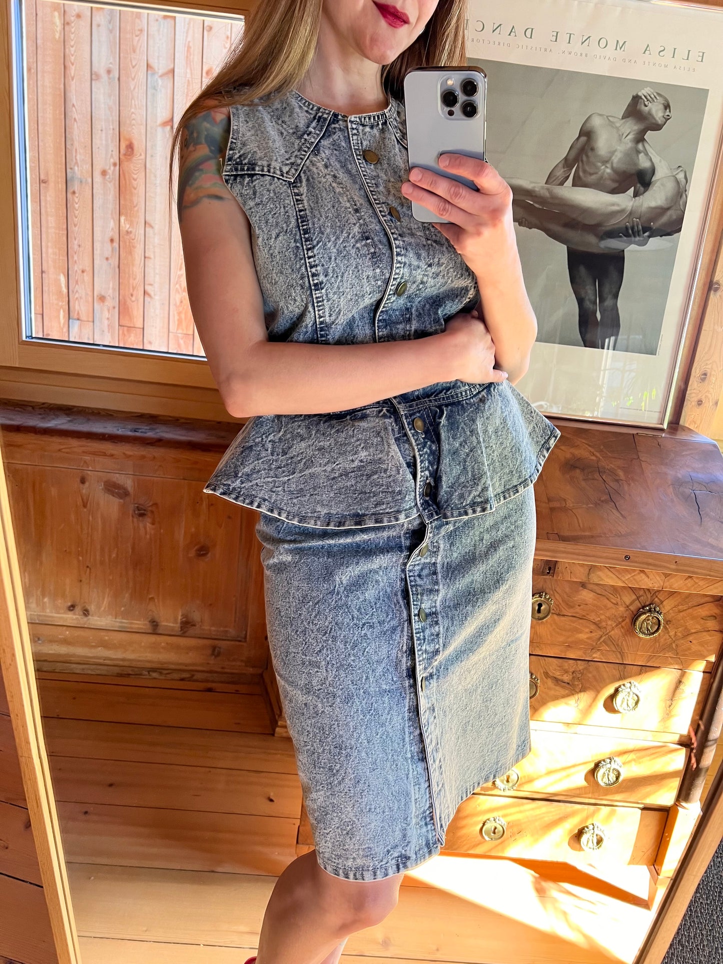 80s Denim Dress