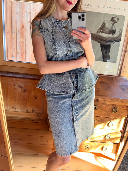 80s Denim Dress