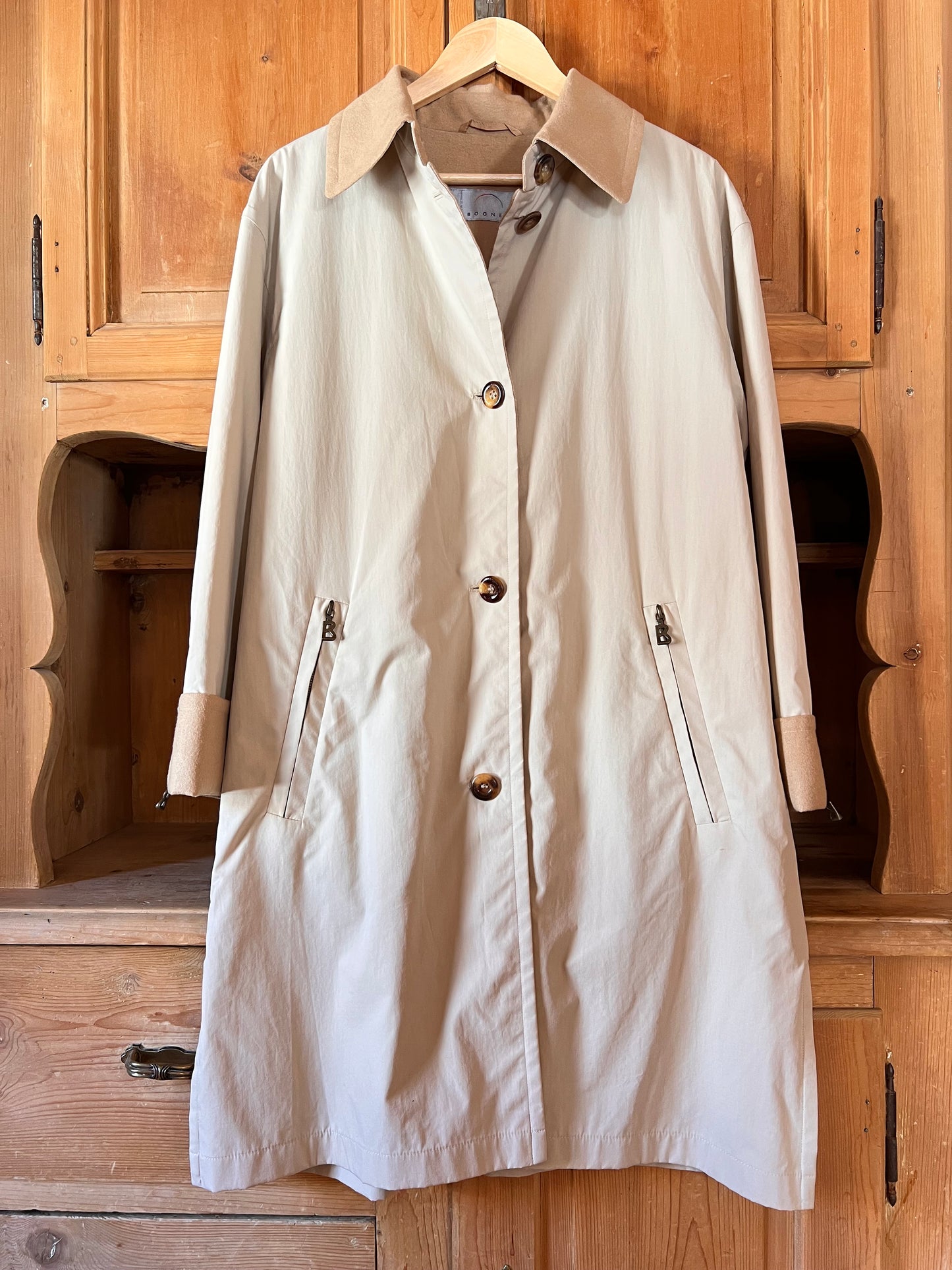 Vtg Bogner Trench Coat