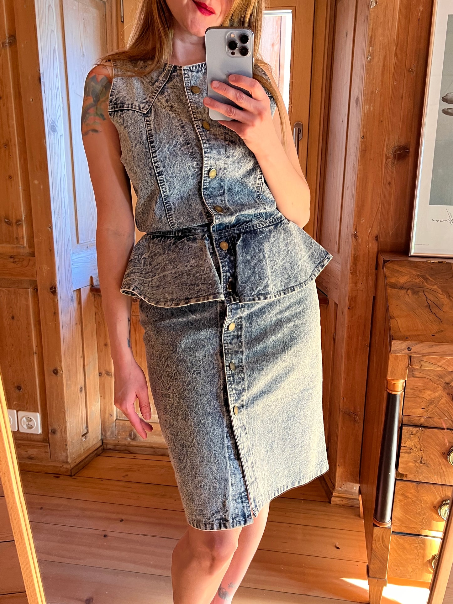 80s Denim Dress