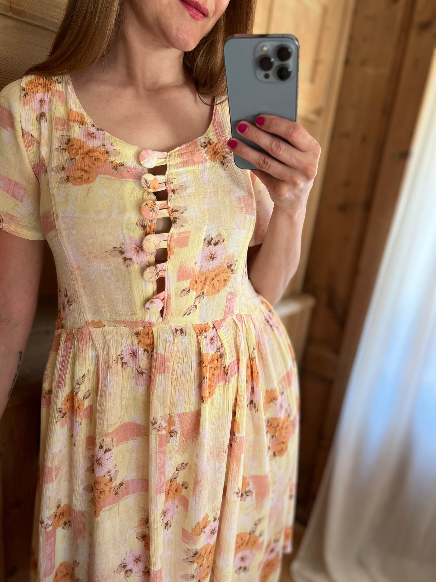 Light Yellow Vtg Dress