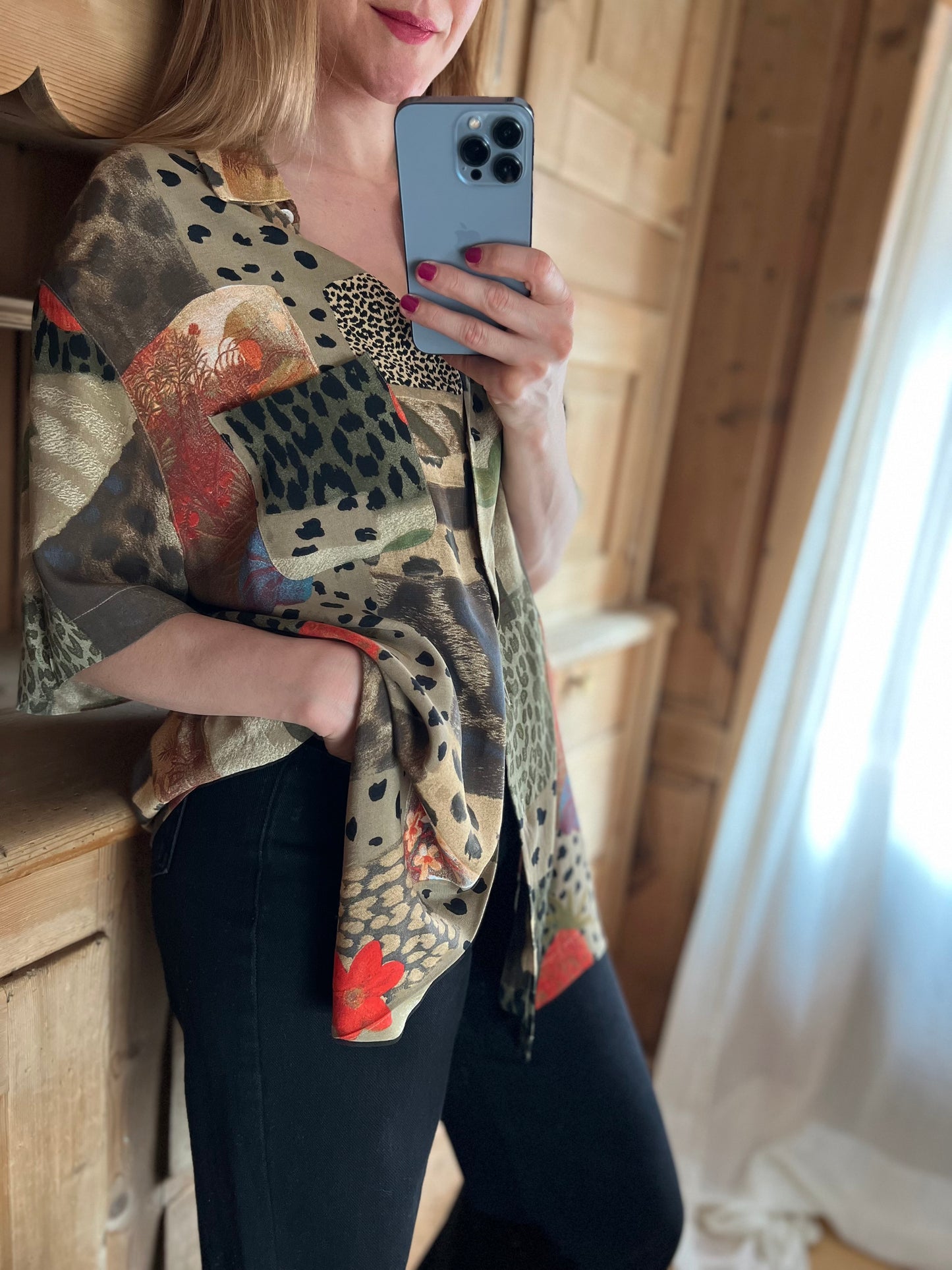 Vtg Viscose Shirt