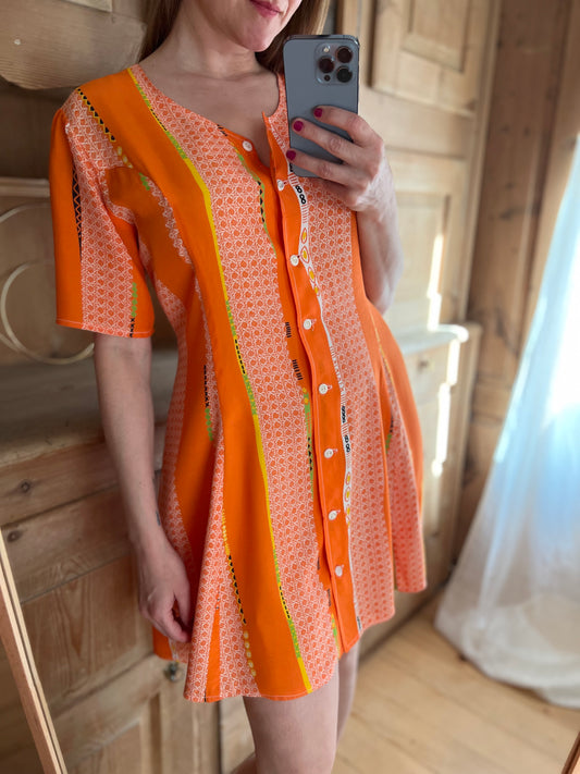 Vtg Mini Dress