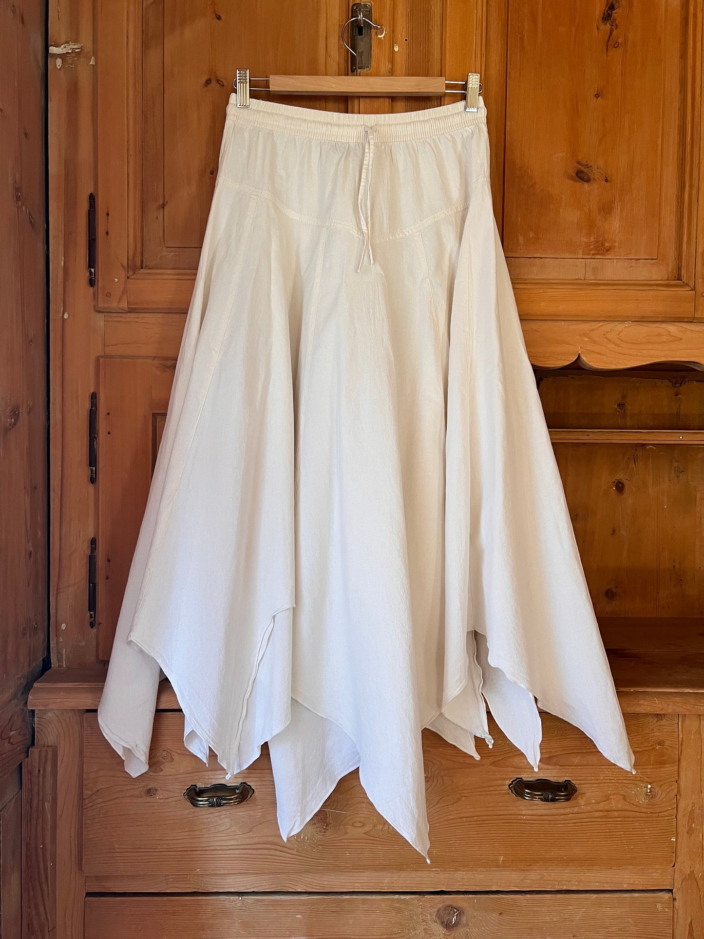Cotton Asymmetric Skirt