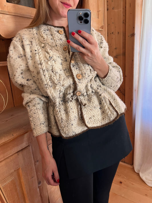 Vtg Austrian Cardigan