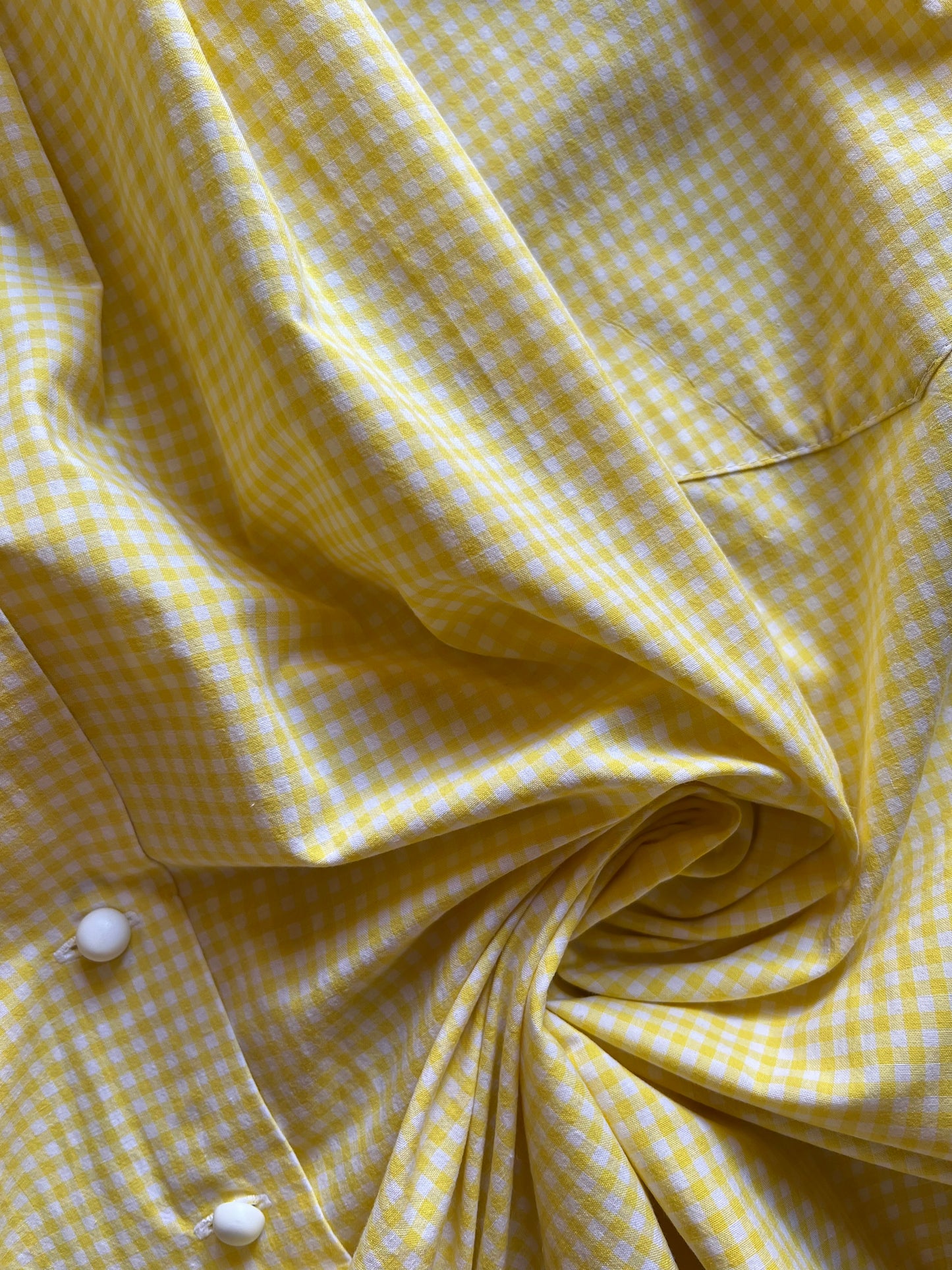 Yellow Puff Sleeve Dress