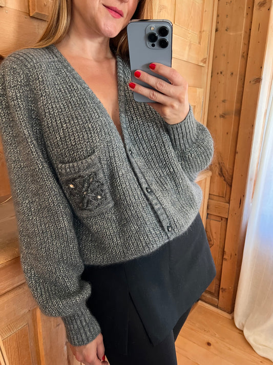 Silver Cardigan