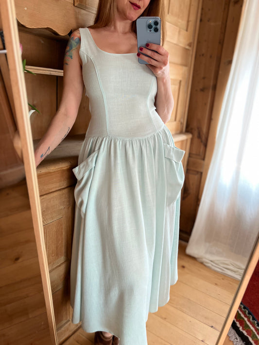 Vtg Mint Dress
