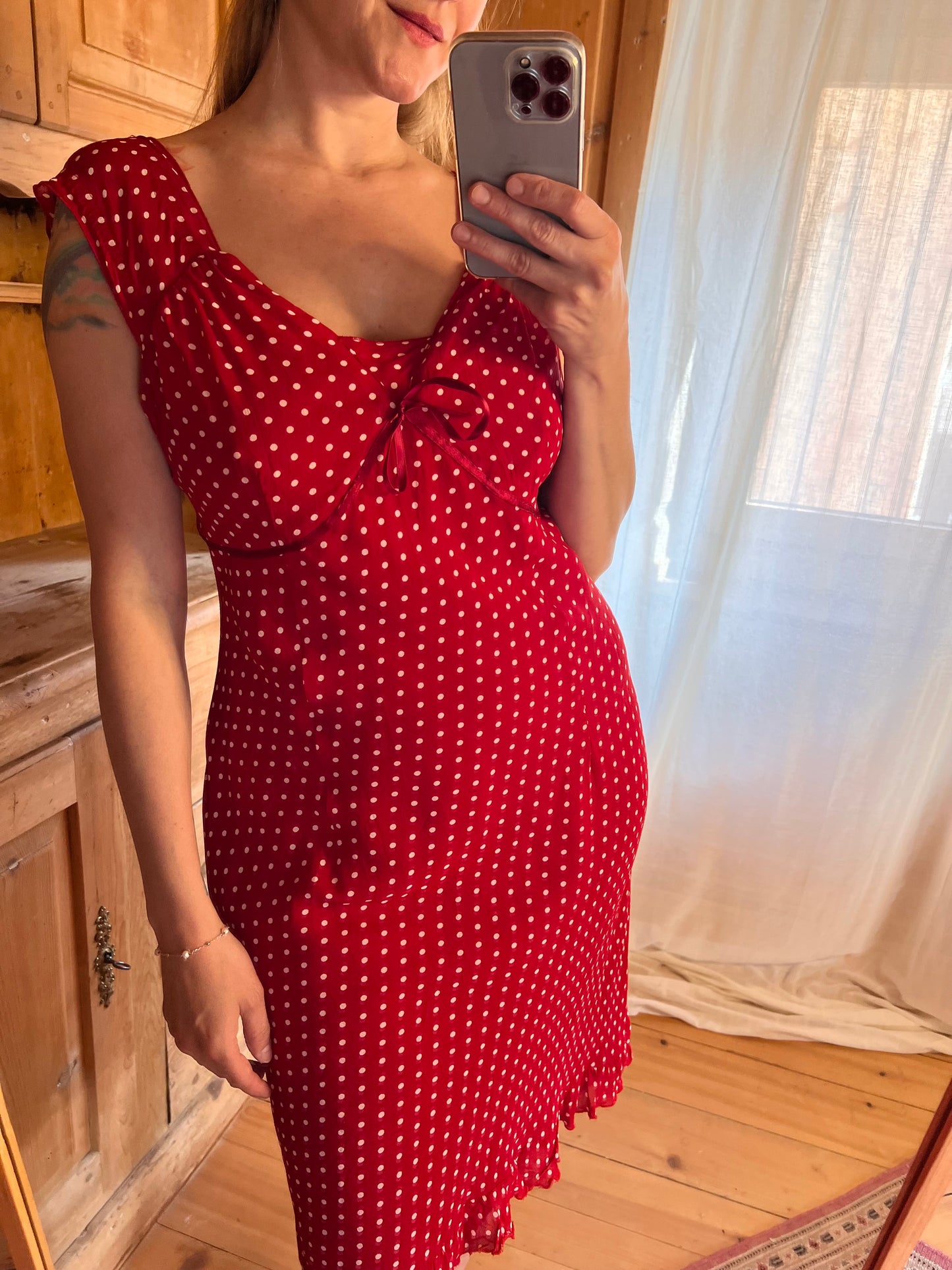 Red Polka Dot Dress