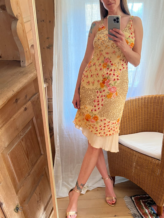 Midi Vintage Viscose Dress