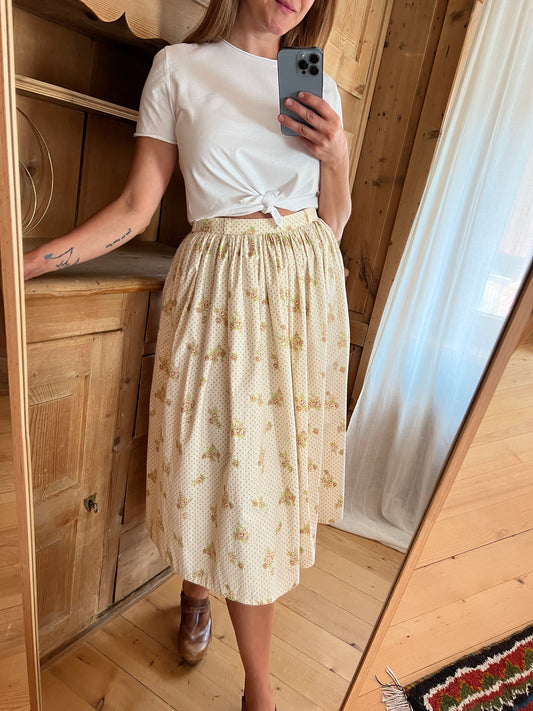 Midi Cotton Skirt
