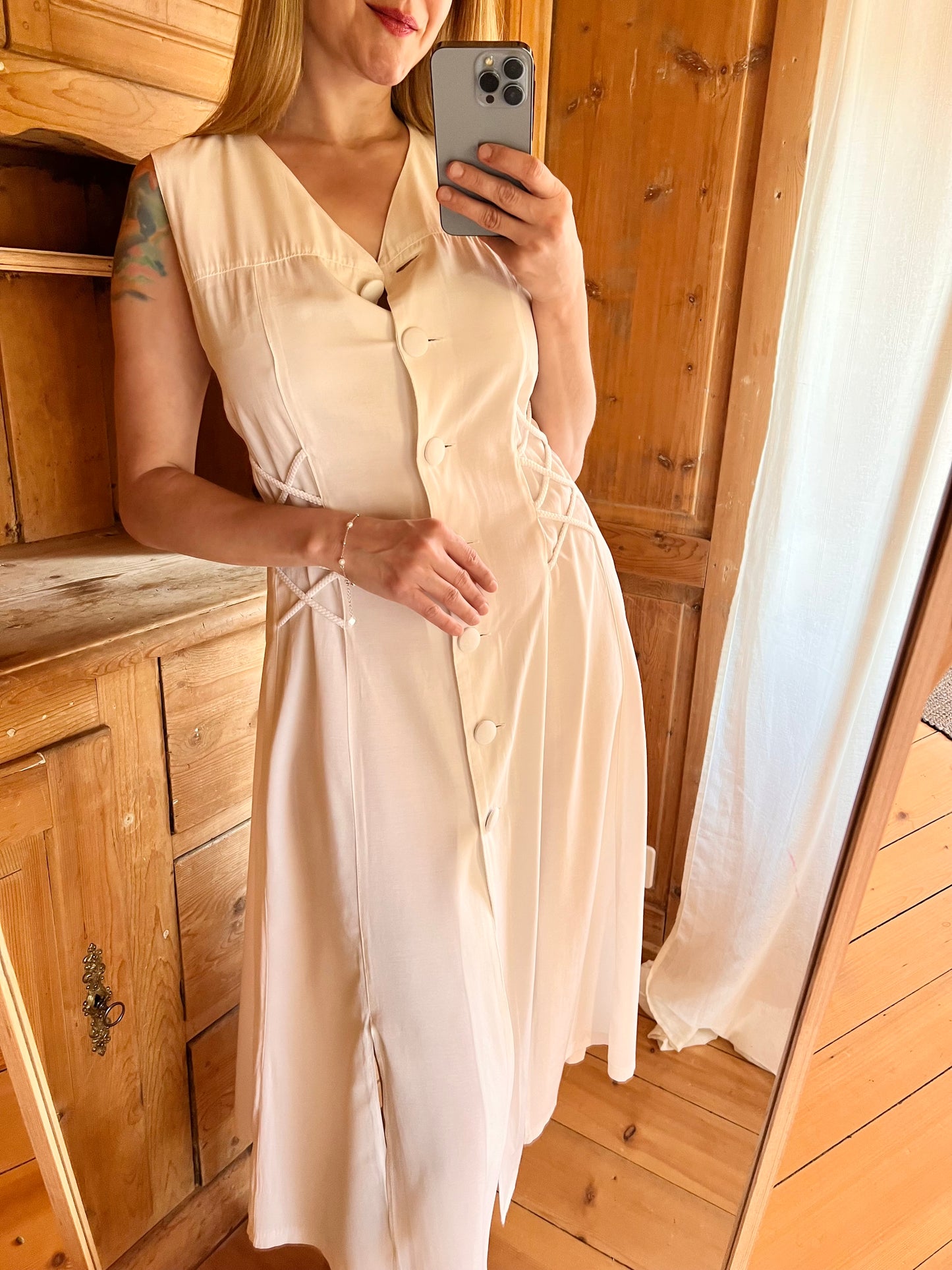 White Midi Dress