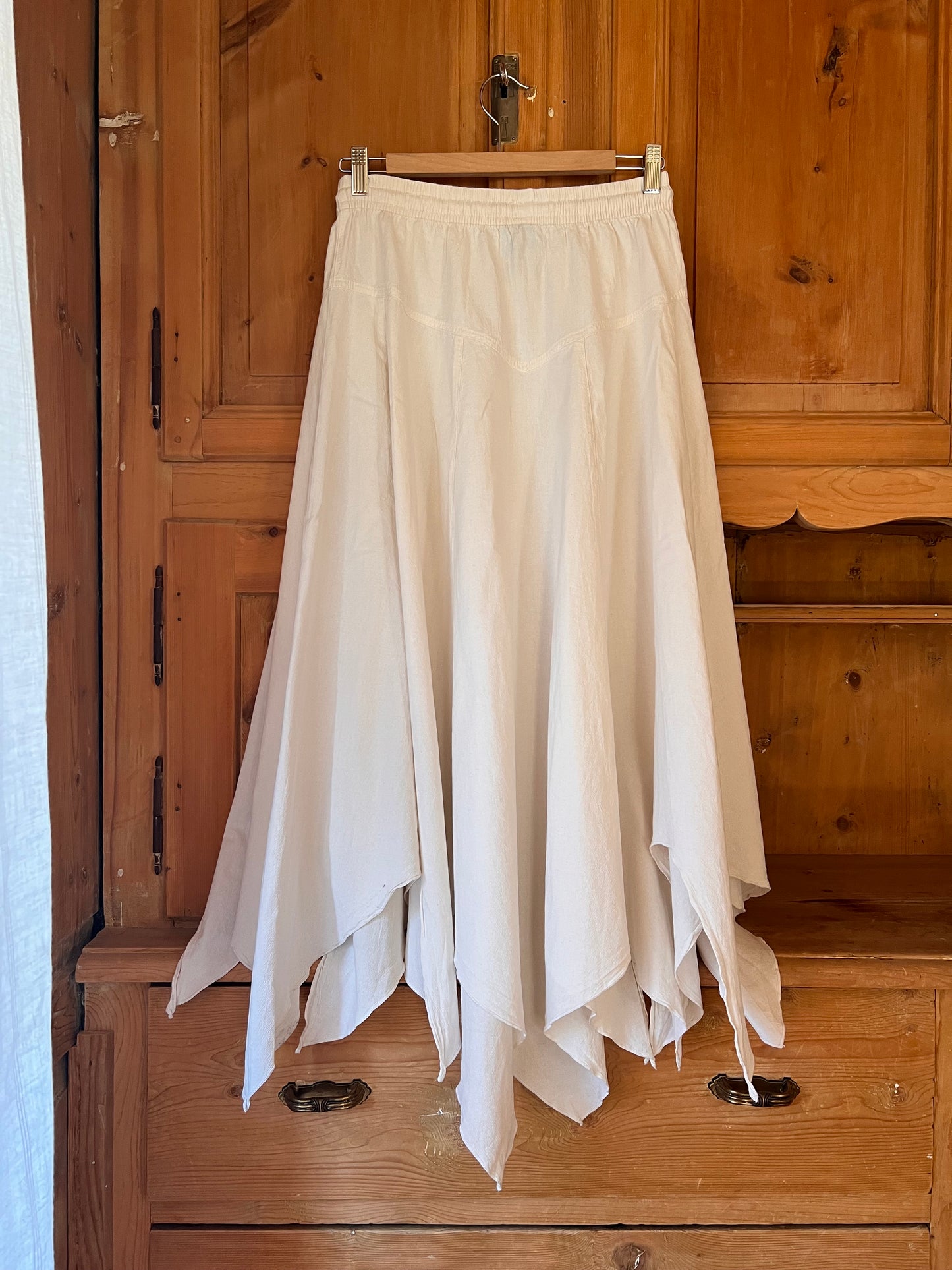 Cotton Asymmetric Skirt