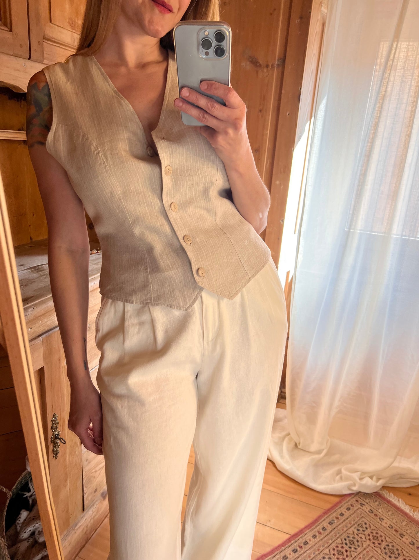 Linen Vest