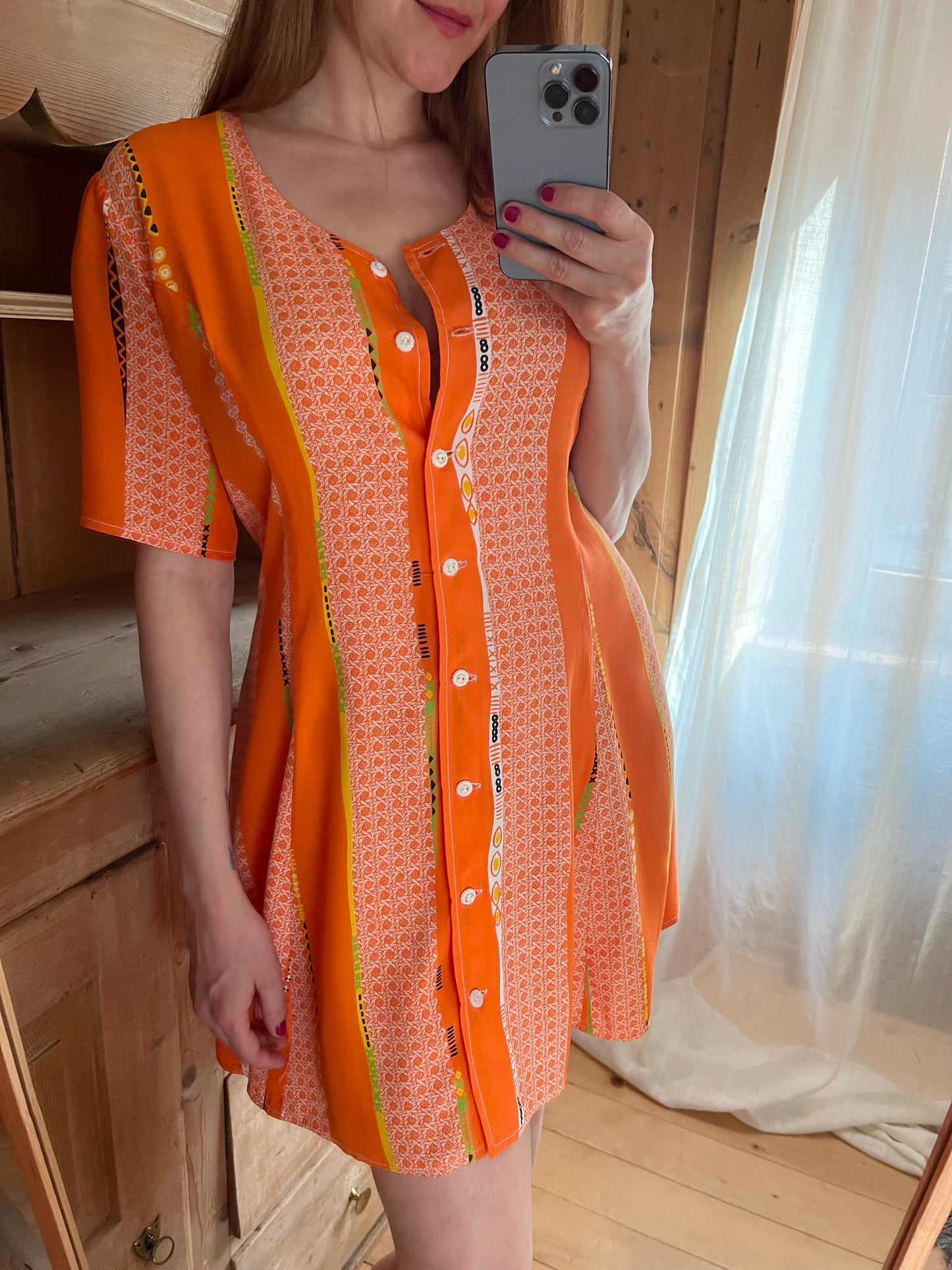 Vtg Mini Dress