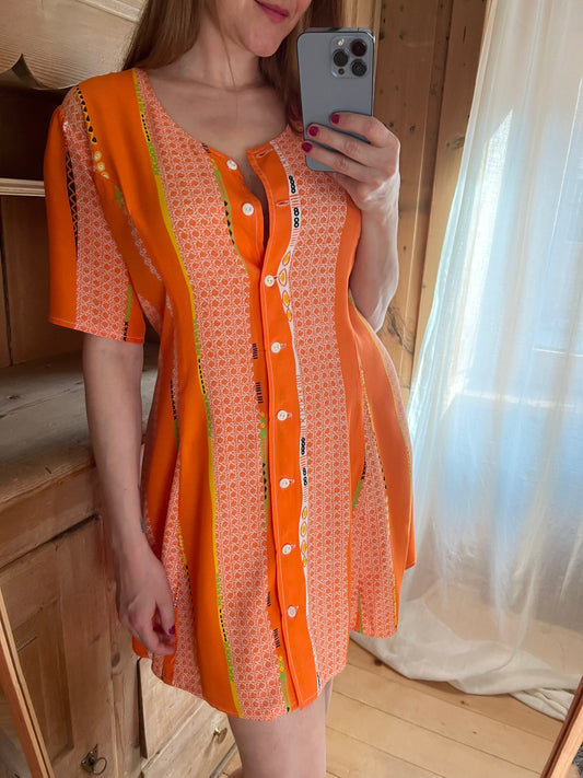 Vtg Mini Dress