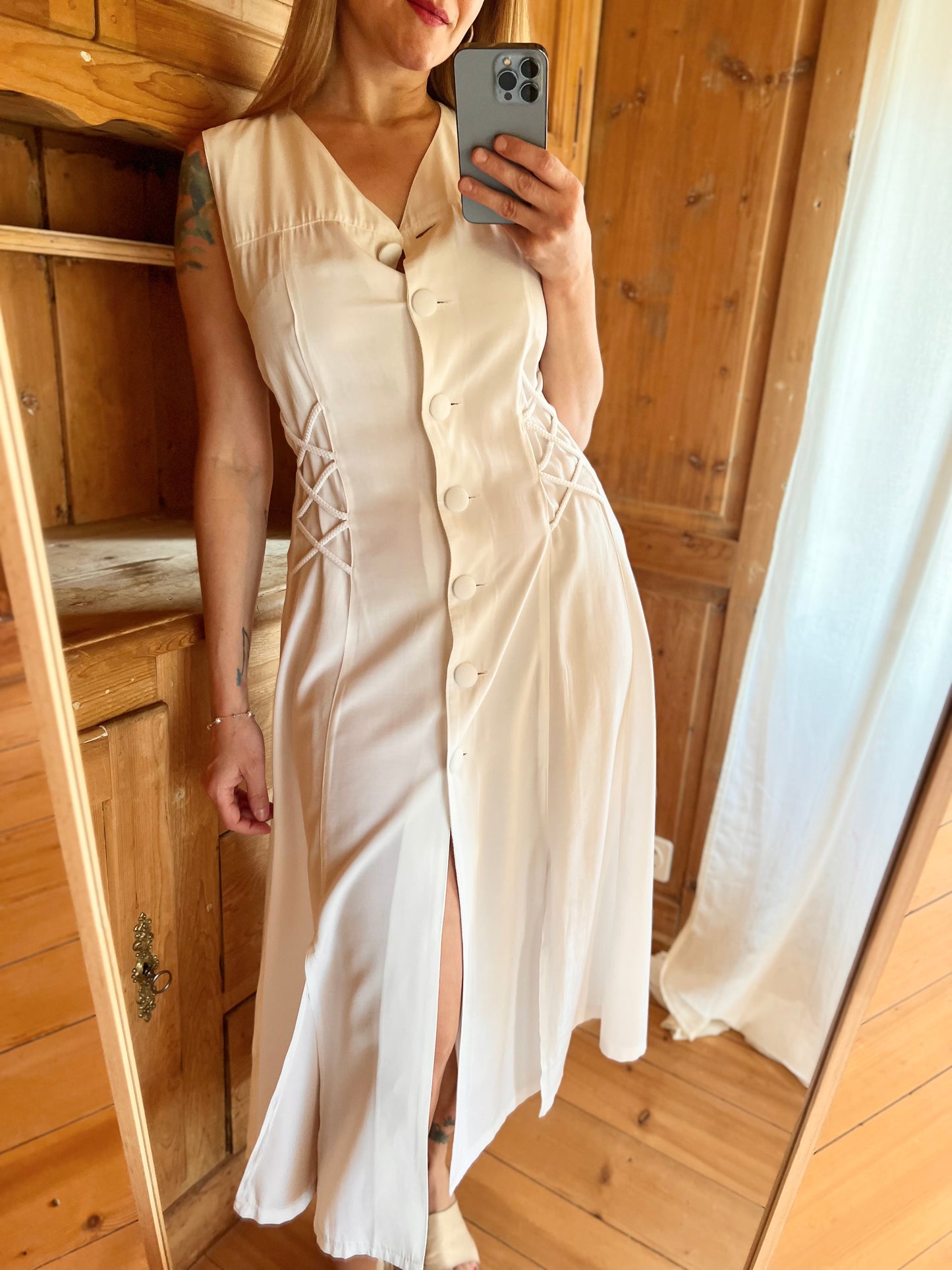 White Midi Dress