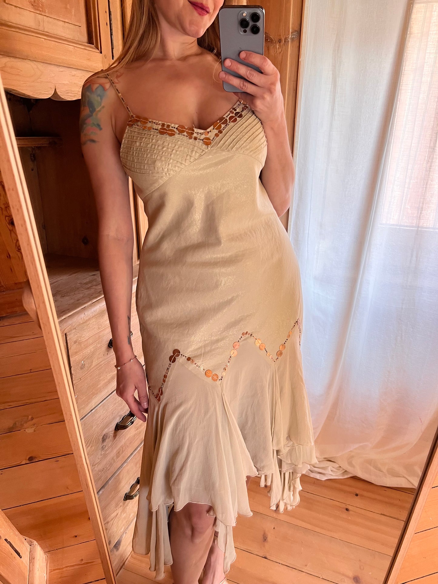 Beaded Midi Dress