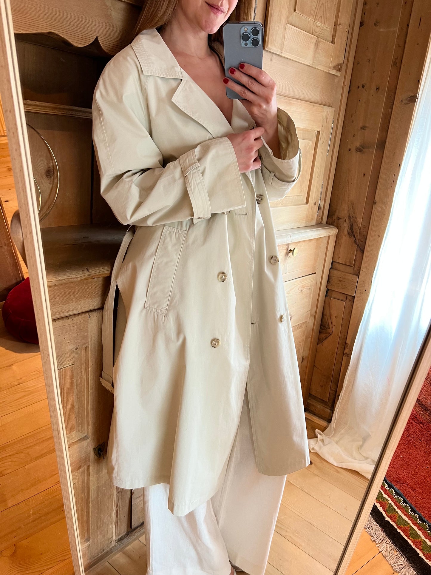 Vtg Trench Coat